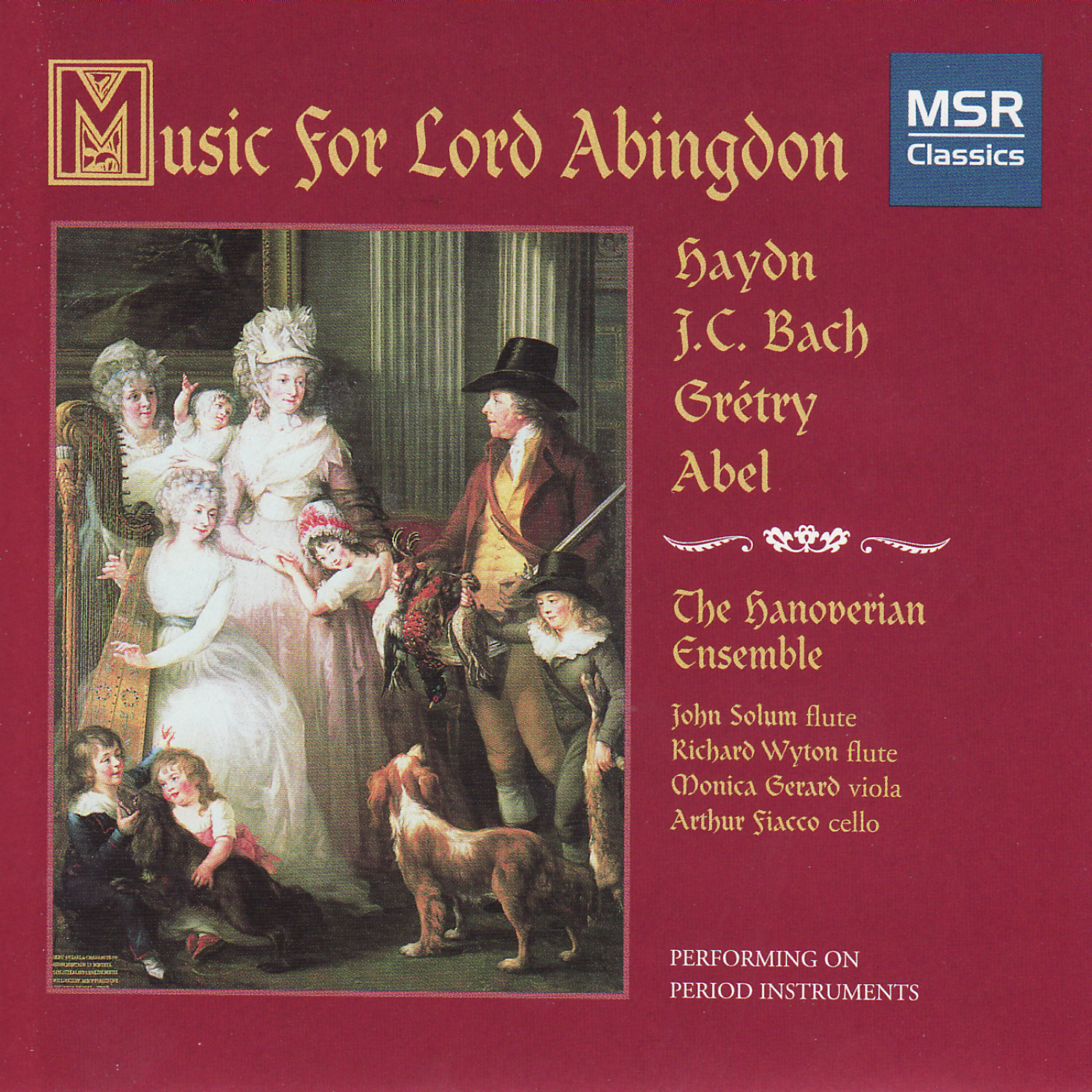 Релиз Music for Lord Abingdon - Haydn, JC Bach, Gretry & Abel