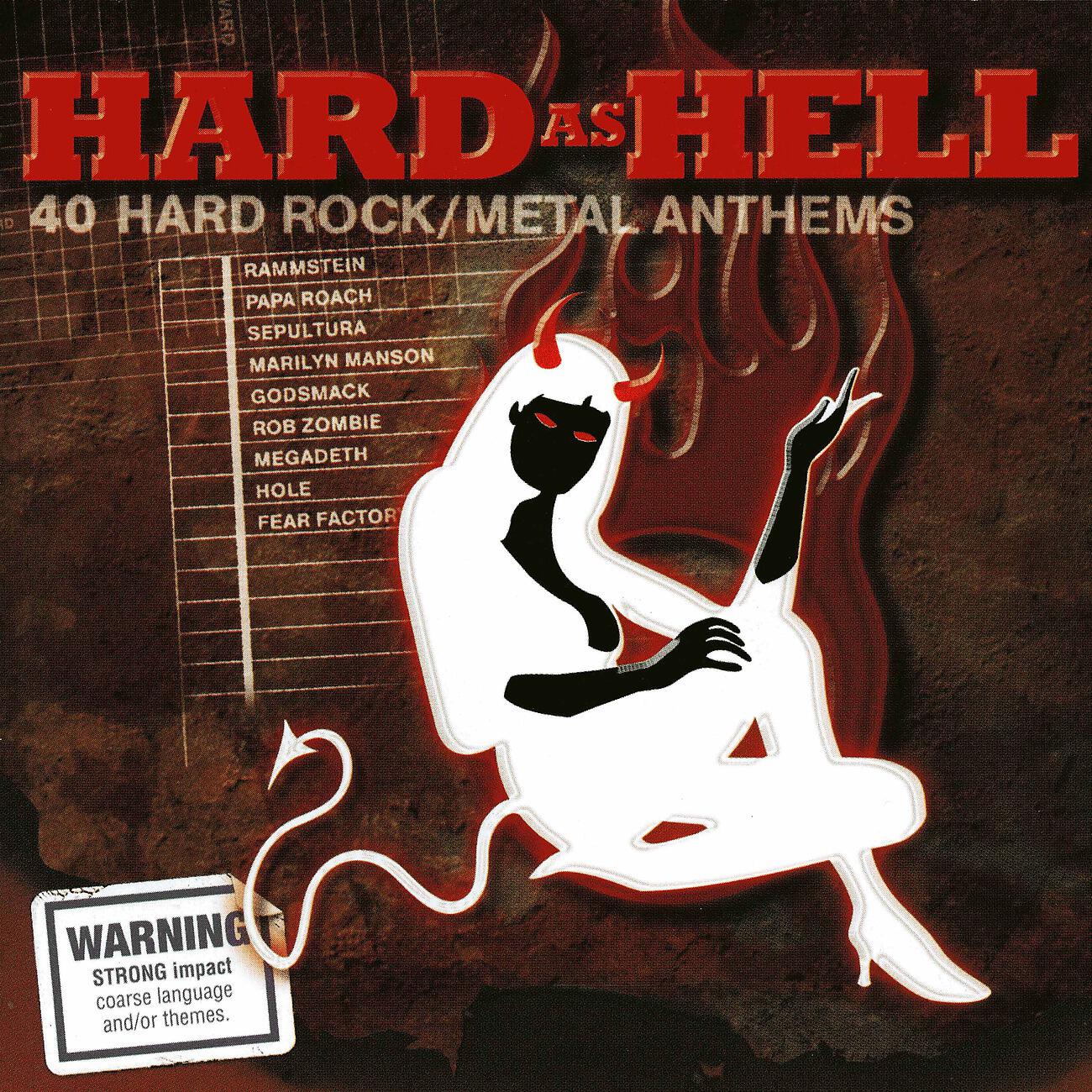 Релиз Hard As Hell - 40 Hard Rock Metal Anthems