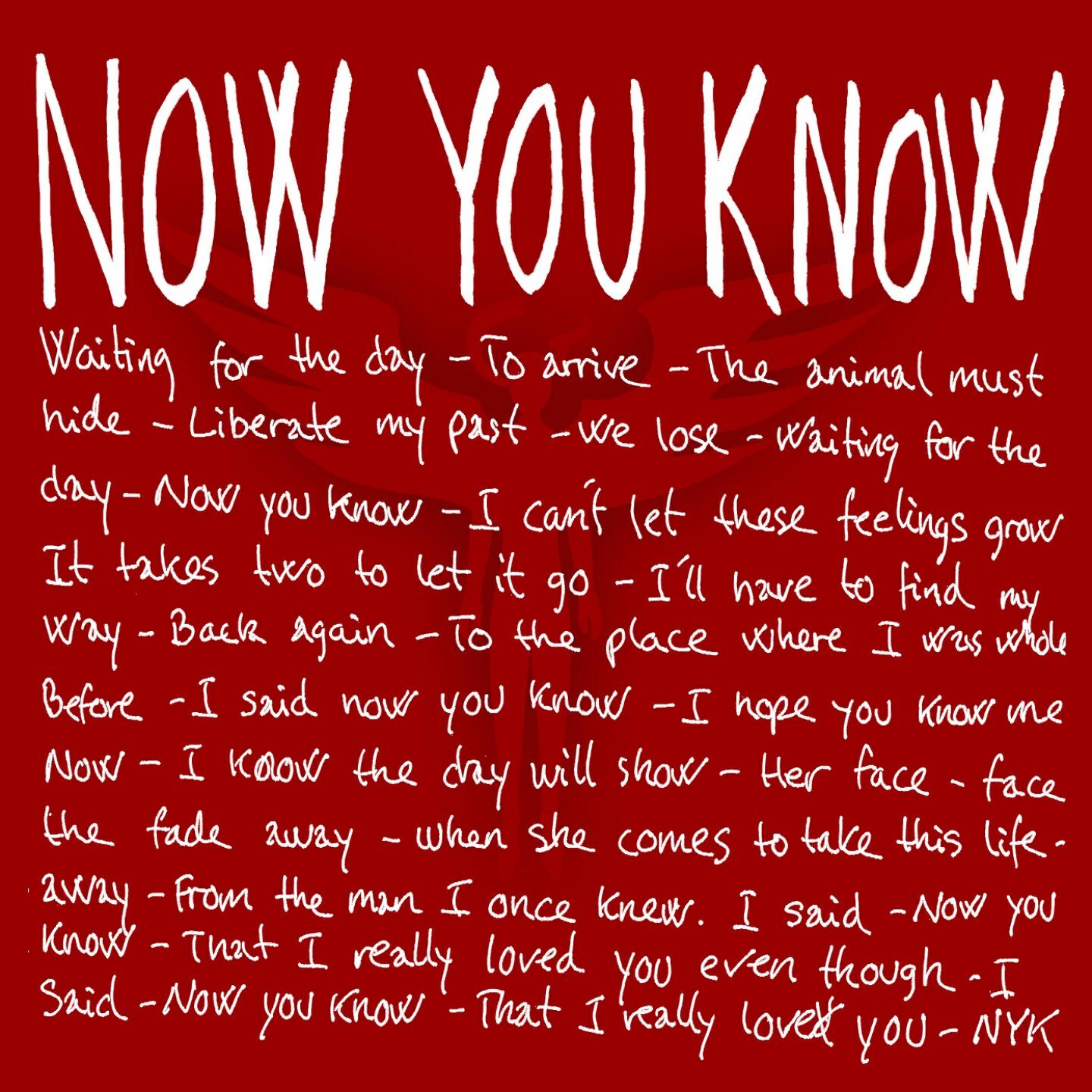Релиз Now You Know