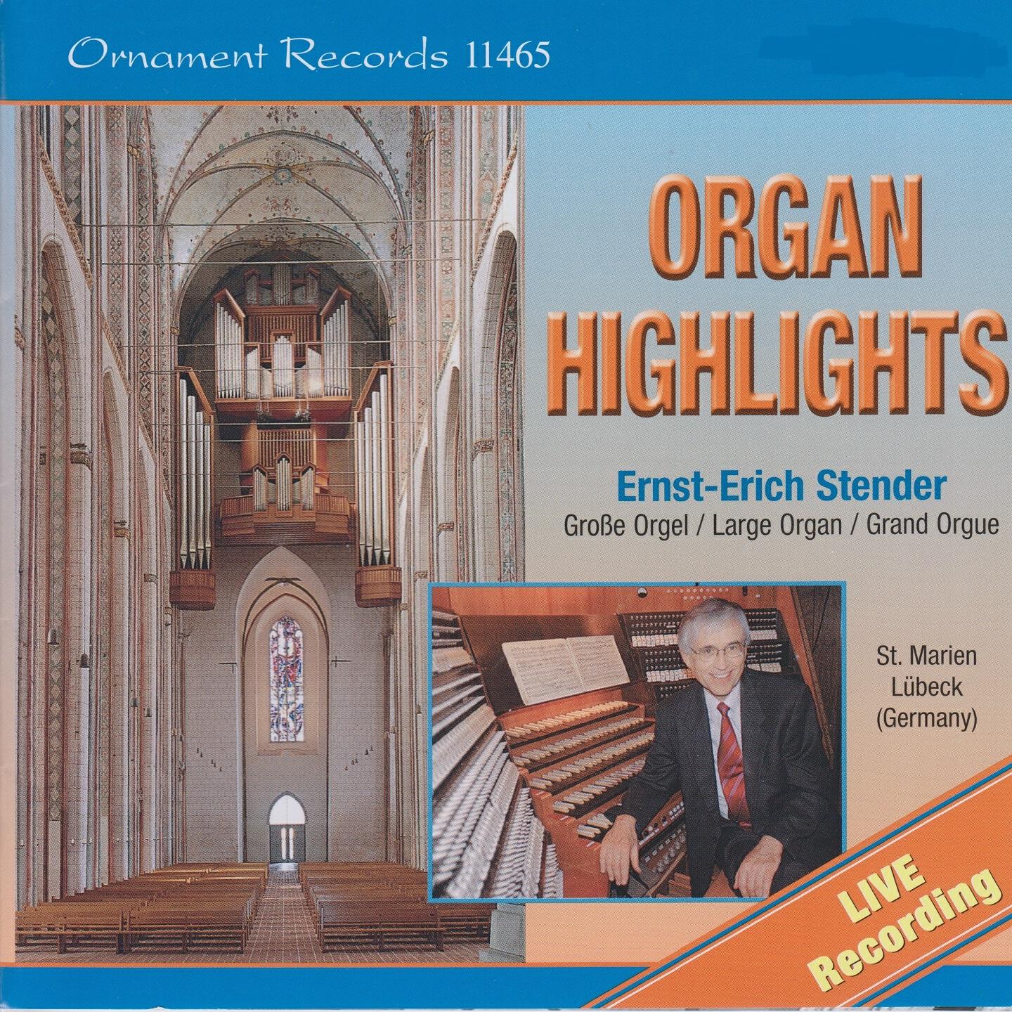 Релиз Organ Highlights, Große Orgel, St. Marien zu Lübeck