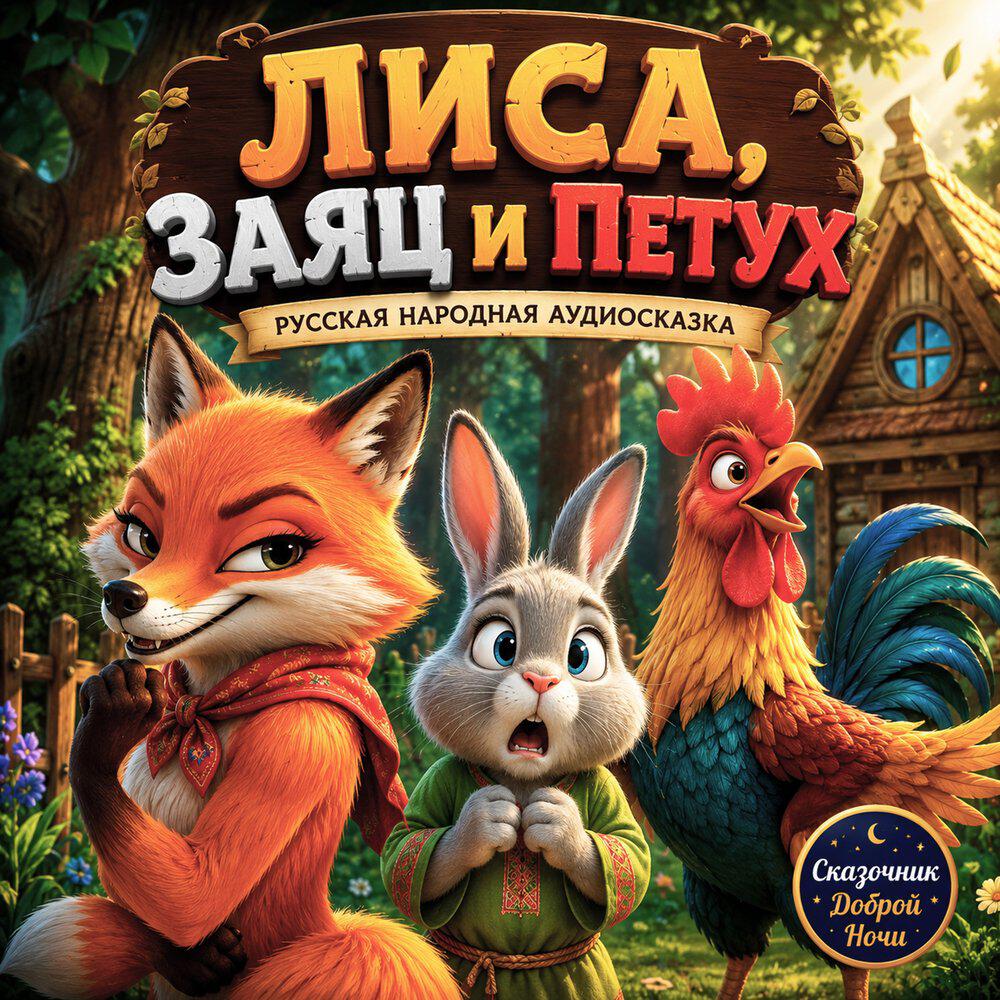 Релиз Лиса, Заяц и Петух. Русская народная аудиосказка на ночь