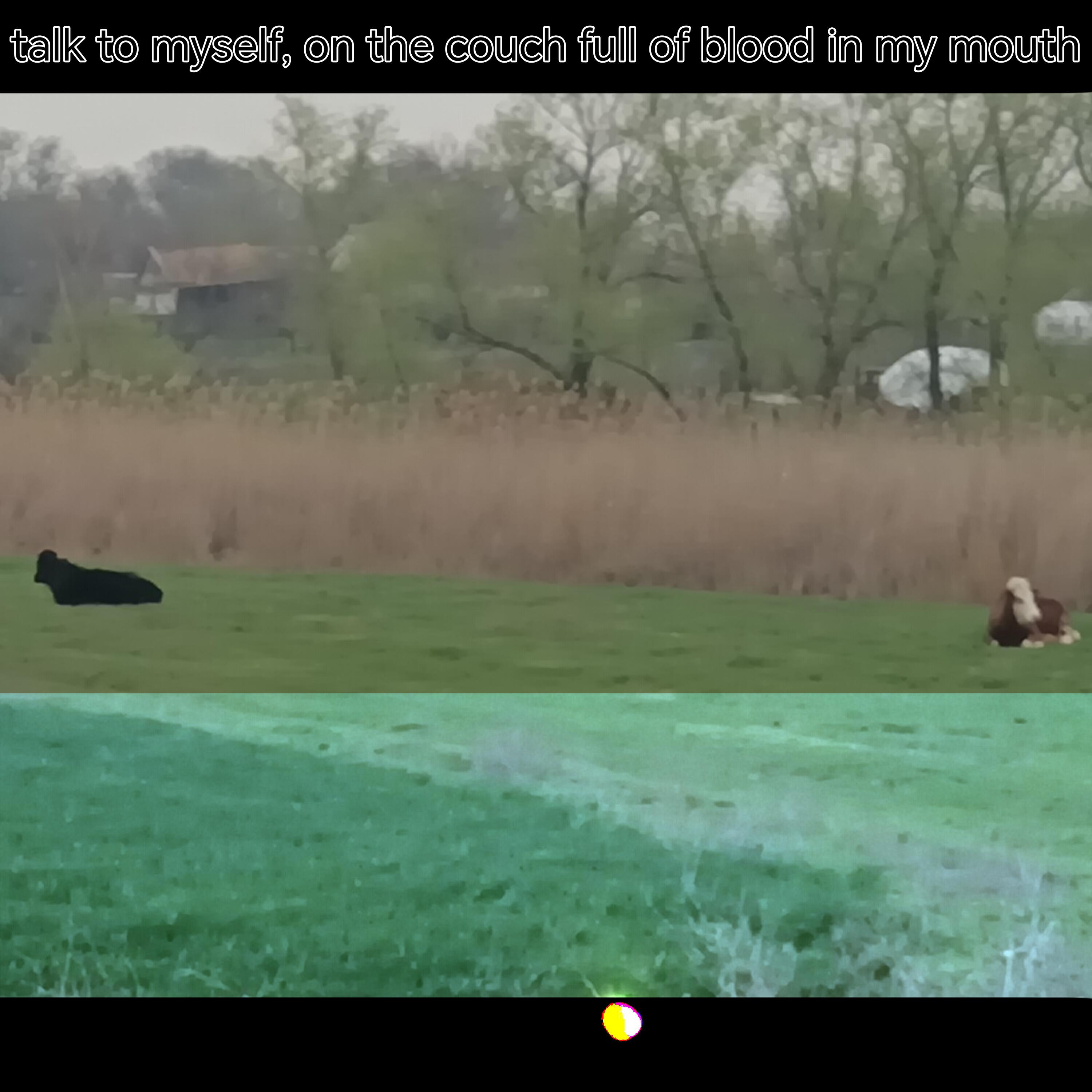 Релиз talk to myself, on the couch full of blood in my mouth