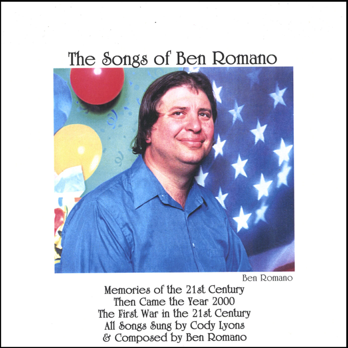 Релиз The Songs of Ben Romano
