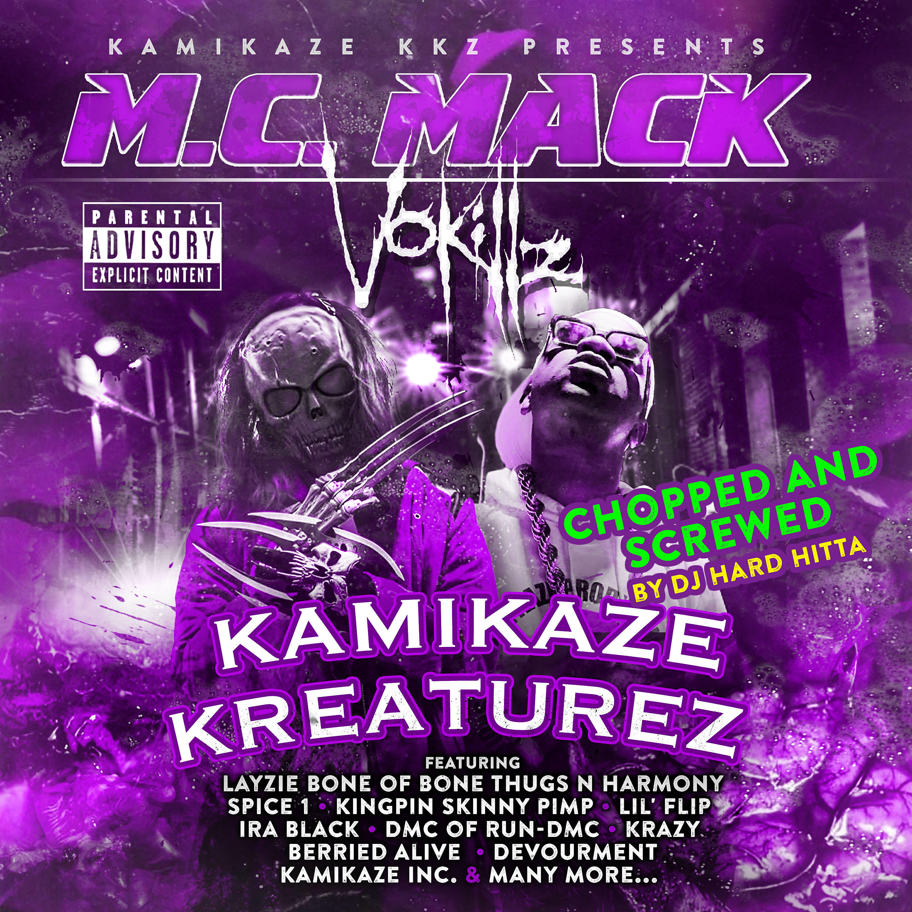 Релиз Kamikaze Kreaturez (Chopped and Screwed)