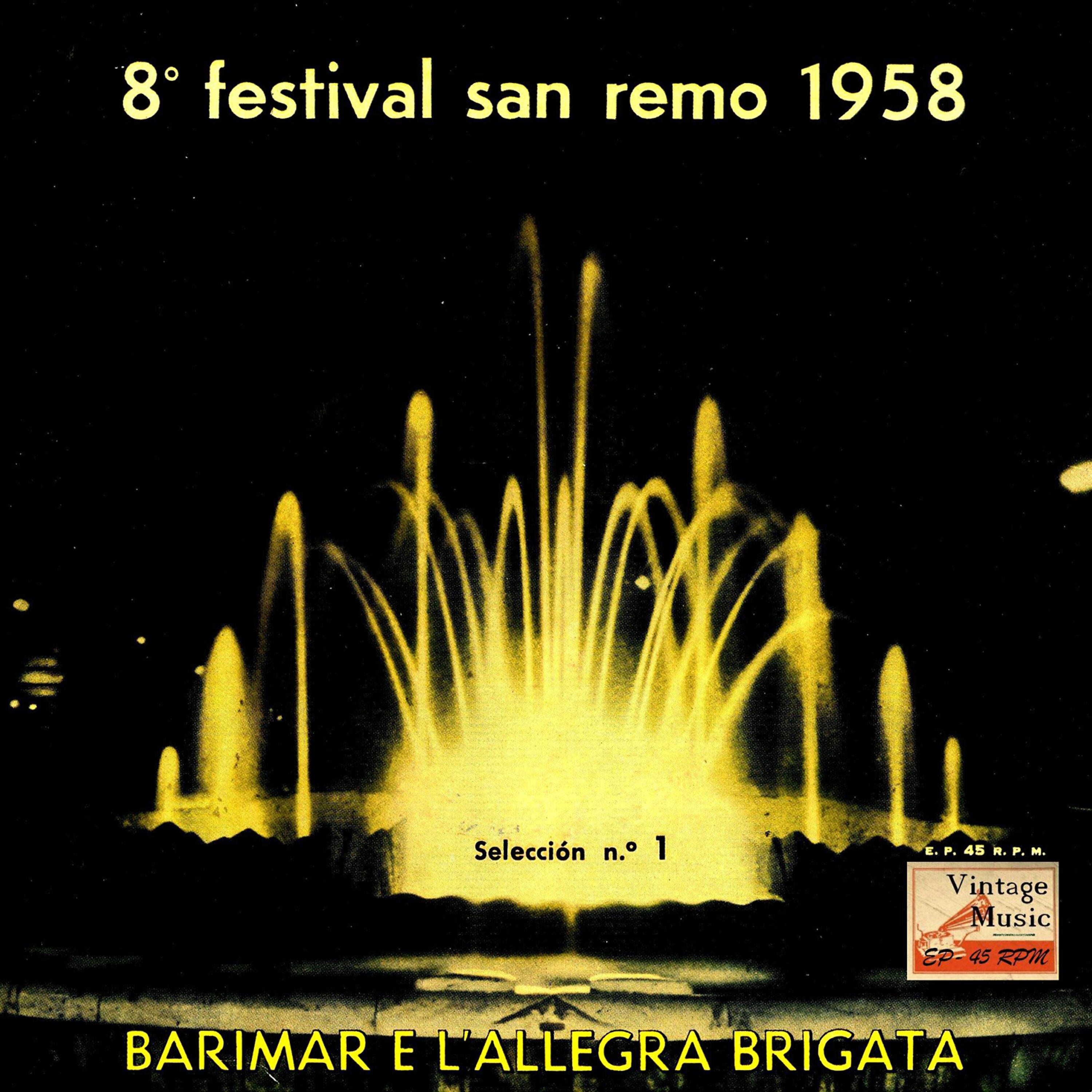 Релиз Vintage Dance Orchestra Nº 78 - EPs Collectors, "8º Festival San Remo 1958" Accordion