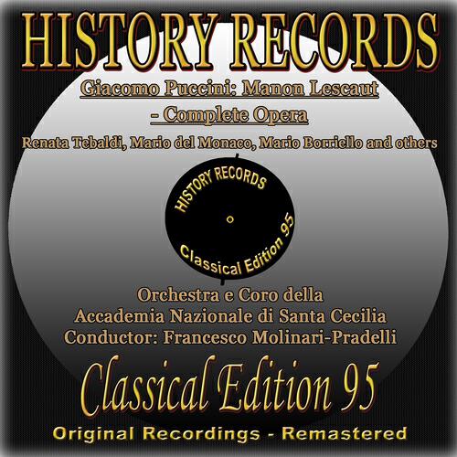 Релиз History Records - Classical Edition 95 - Manon Lescaut (Original Recordings - Remastered)