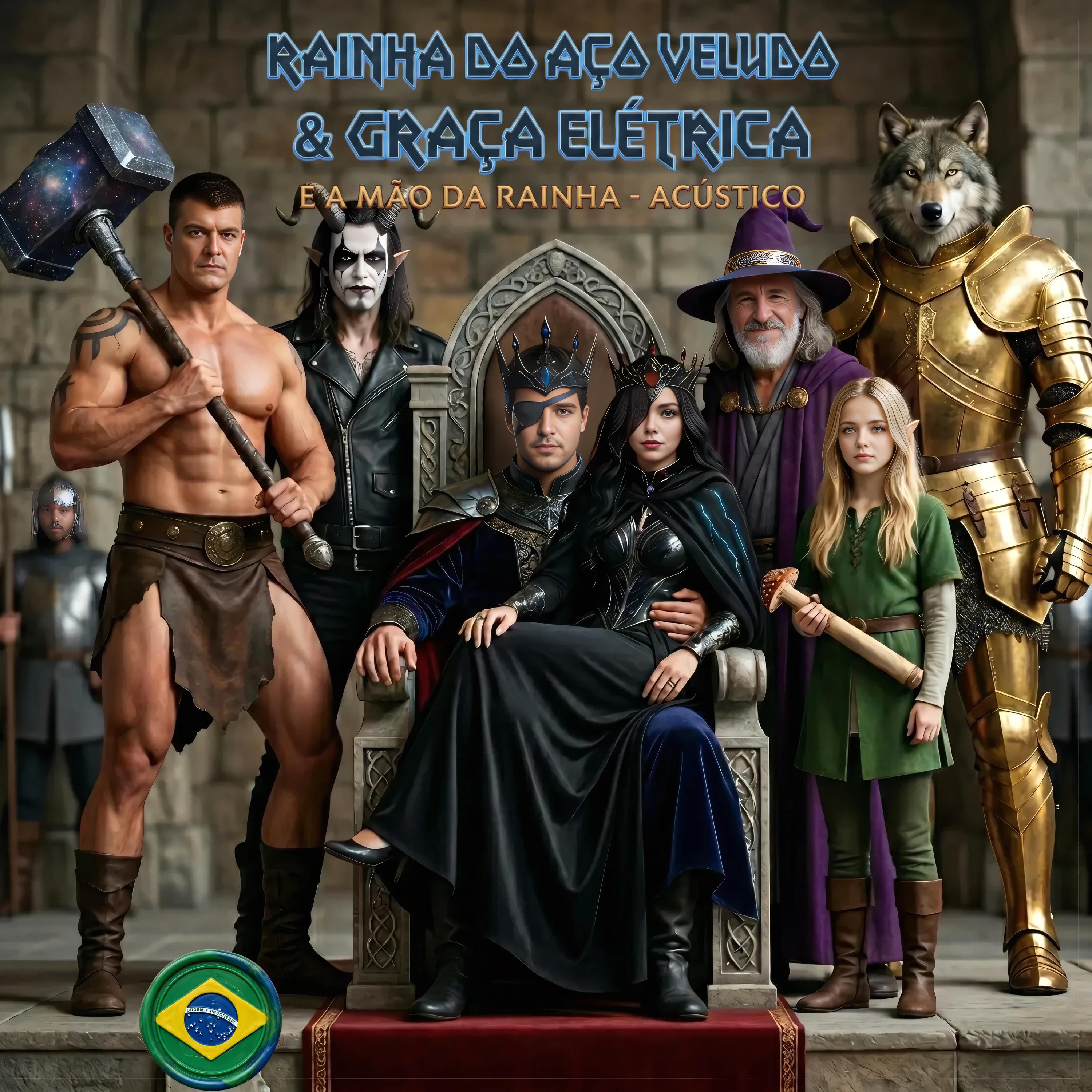 Релиз Rainha do Aço Veludo & Graça Elétrica e a Mão da Rainha - Acústico