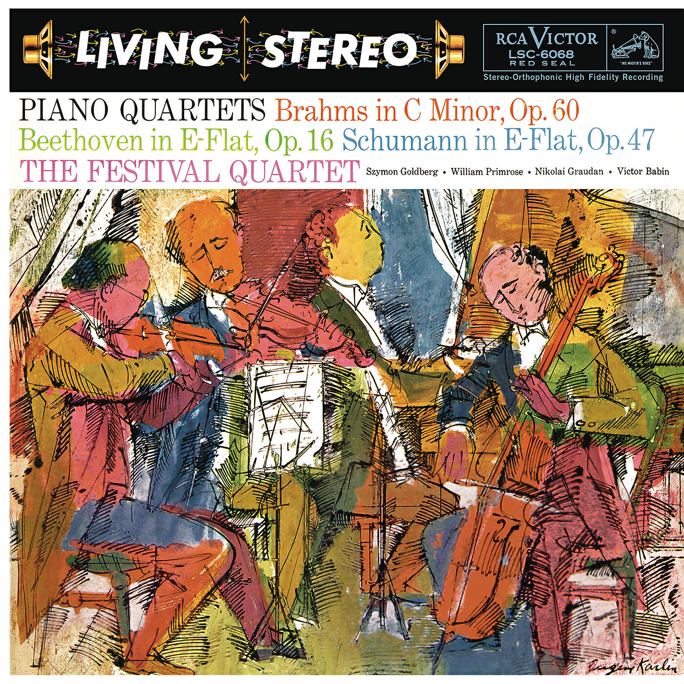 Релиз Schumann: Piano Quartet in E-Flat Major, Op. 47 - Beethoven: Piano Quartet in E-Flat Major, Op. 16