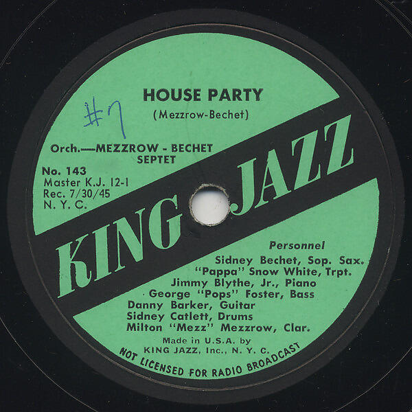 Mezzrow-Bechet Septet