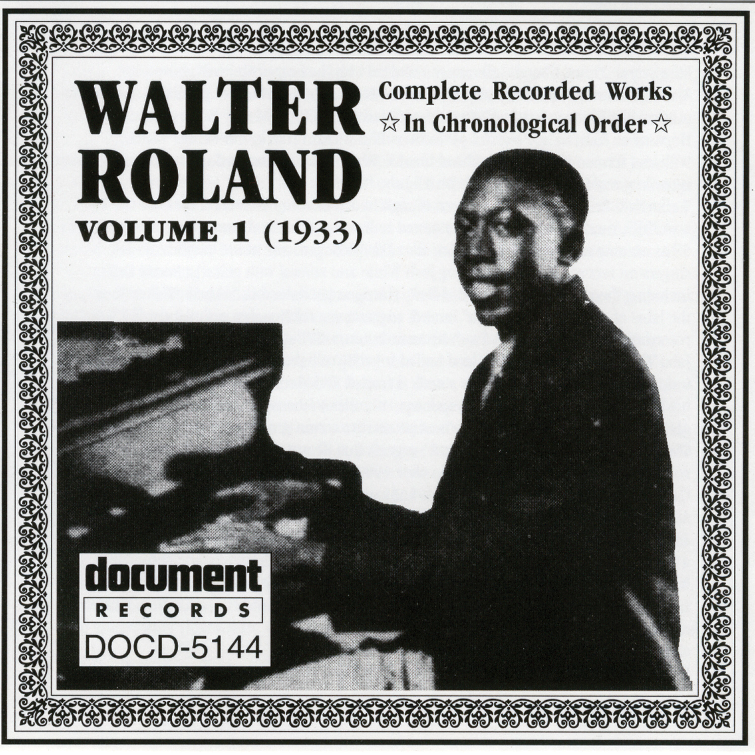 Релиз Walter Roland Vol. 1 (1933)