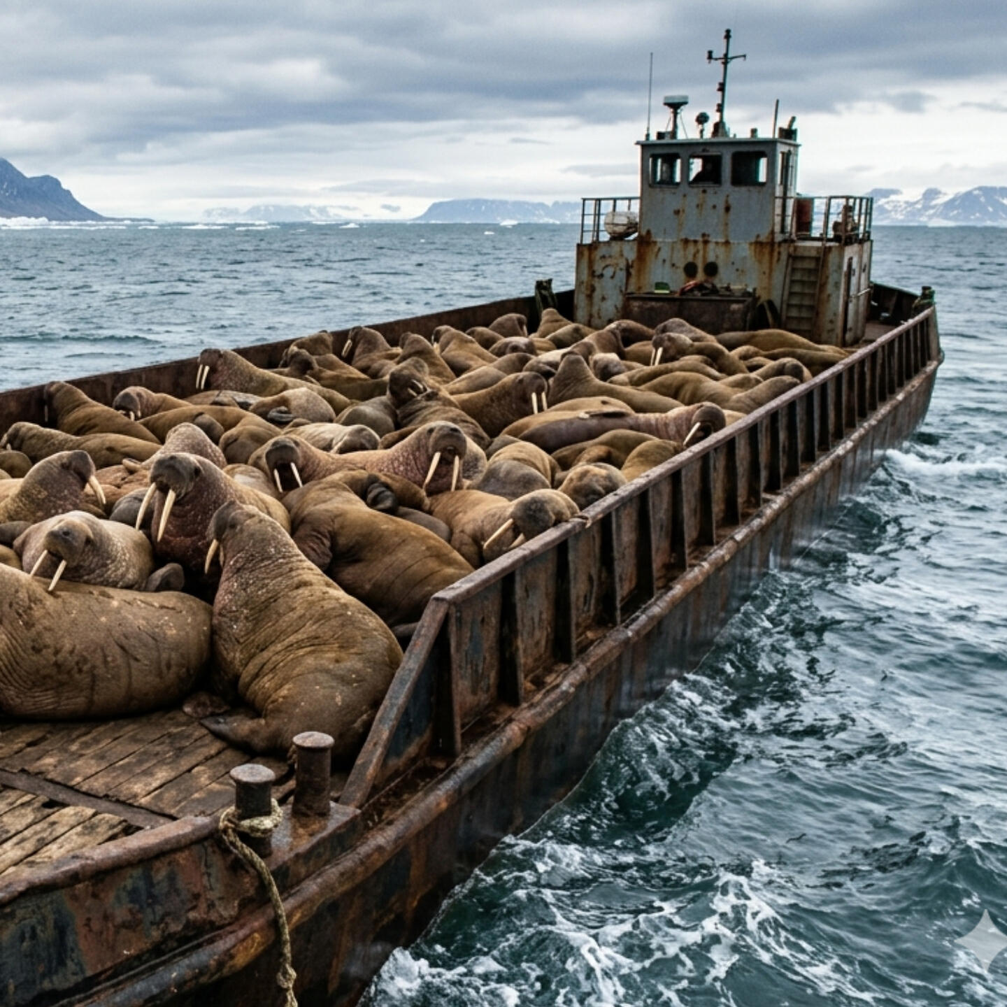 Релиз Баржа моржа