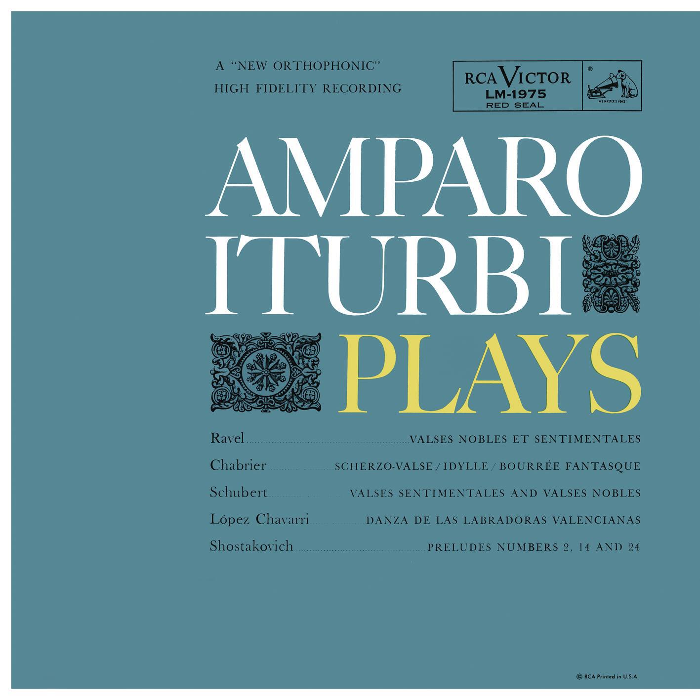 Релиз Amparo Iturbi Plays Ravel & Chabrier & Schubert & Chavarri (2023 Remastered Version)