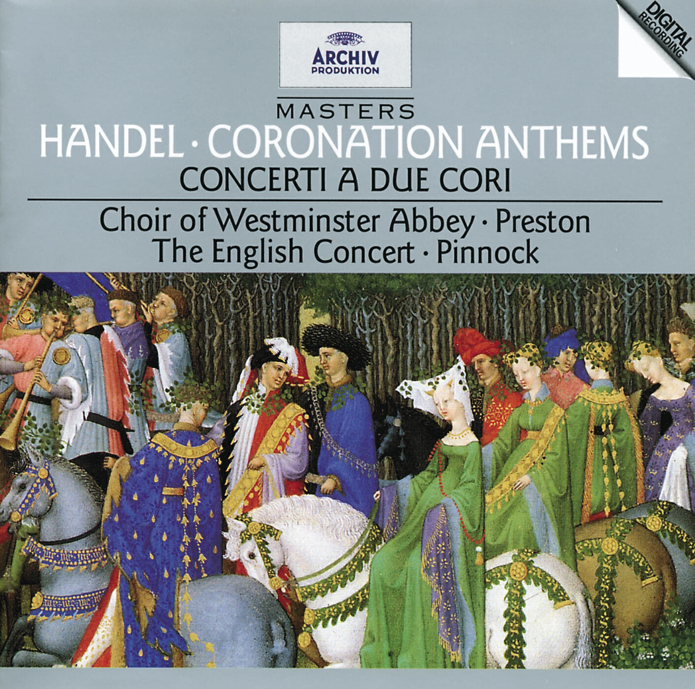 Релиз Handel: Coronation Anthems; Concerti a due cori
