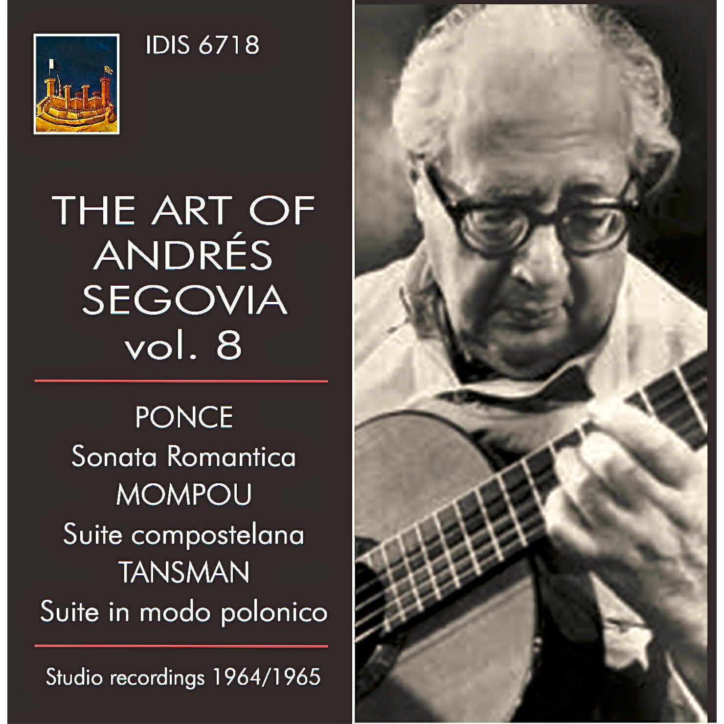 Релиз The Art of Andrés Segovia, Vol. 8
