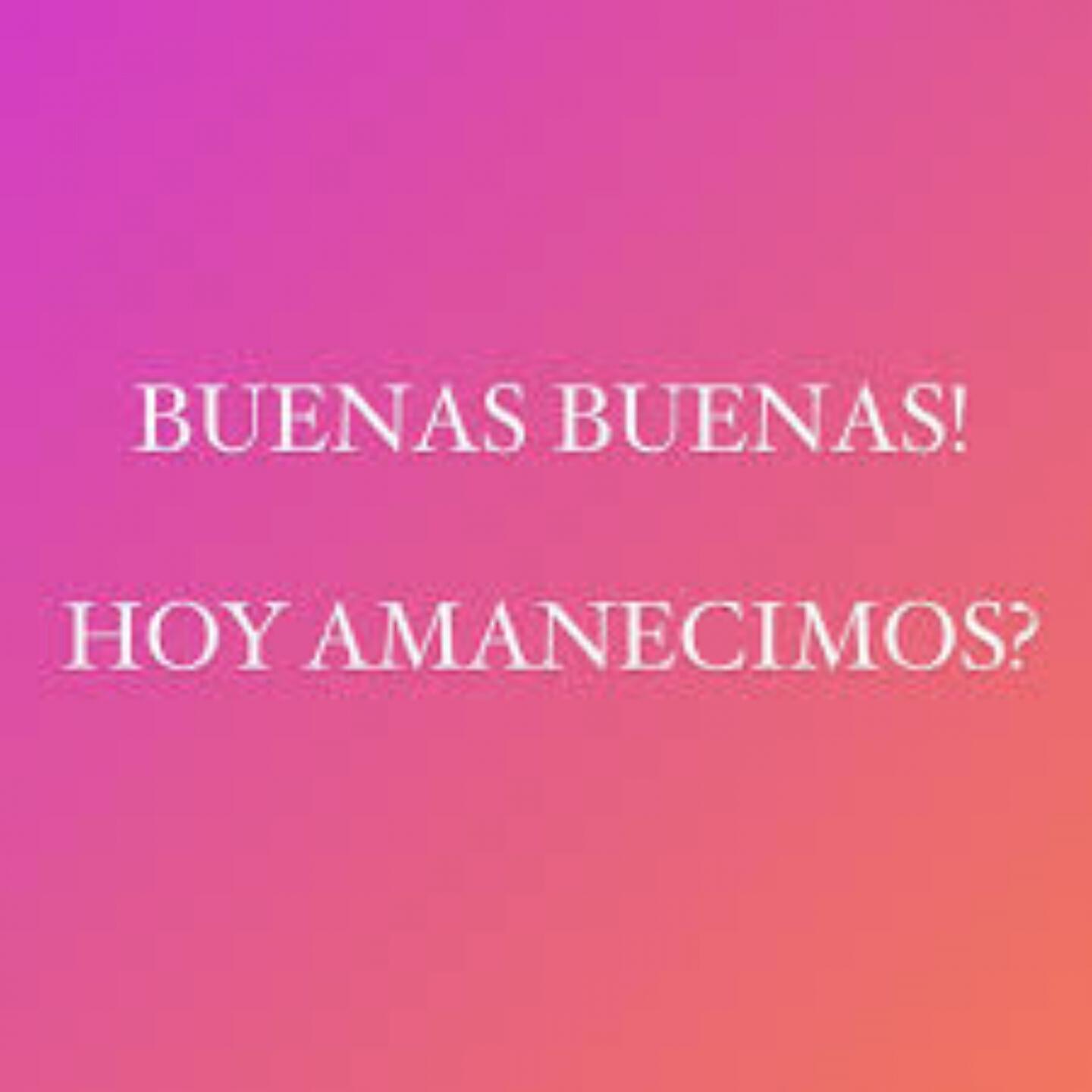 Релиз BUENAS BUENAS HOY AMANECIMOS