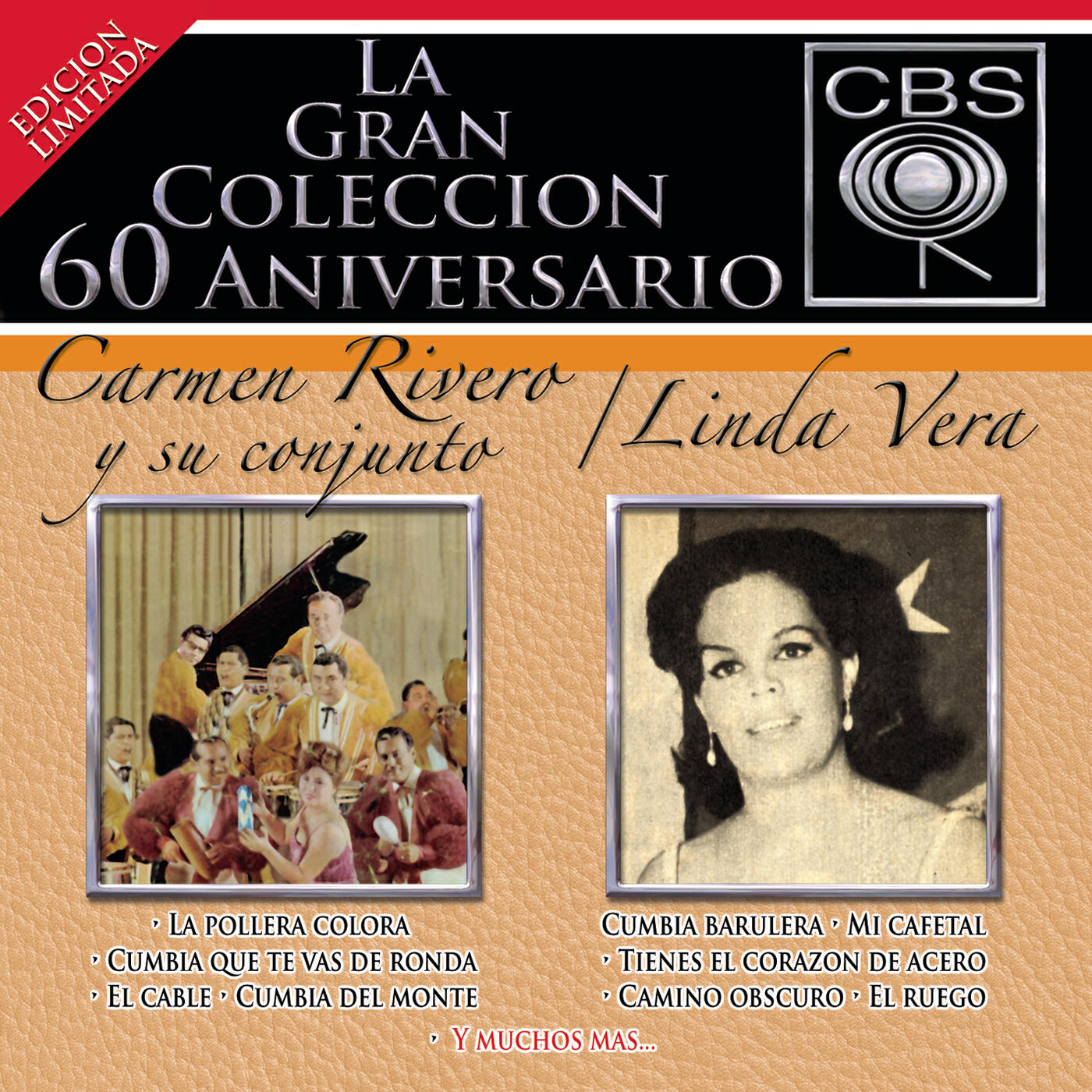 Релиз La Gran Coleccion Del 60 Aniversario CBS - Carmen Rivero Y Su Conjunto / Linda Vera