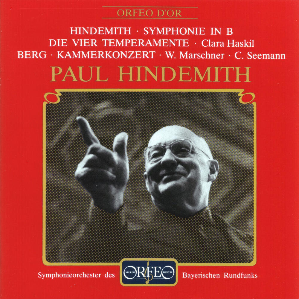 Релиз Hindemith: Symphony in B-Flat Major & The 4 Temperaments - Berg: Chamber Concerto