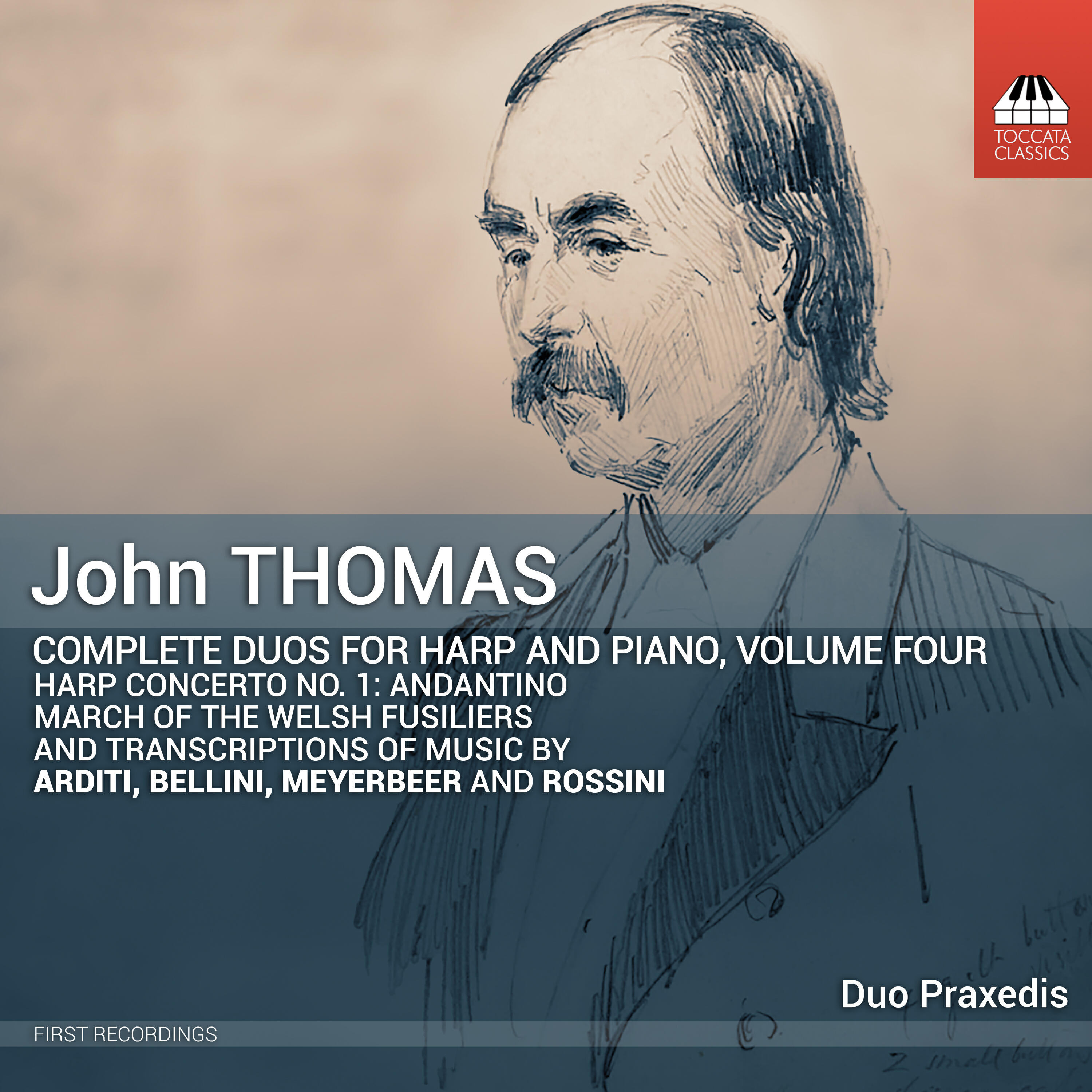 Релиз Thomas: Complete Duos for Harp & Piano, Vol. 4