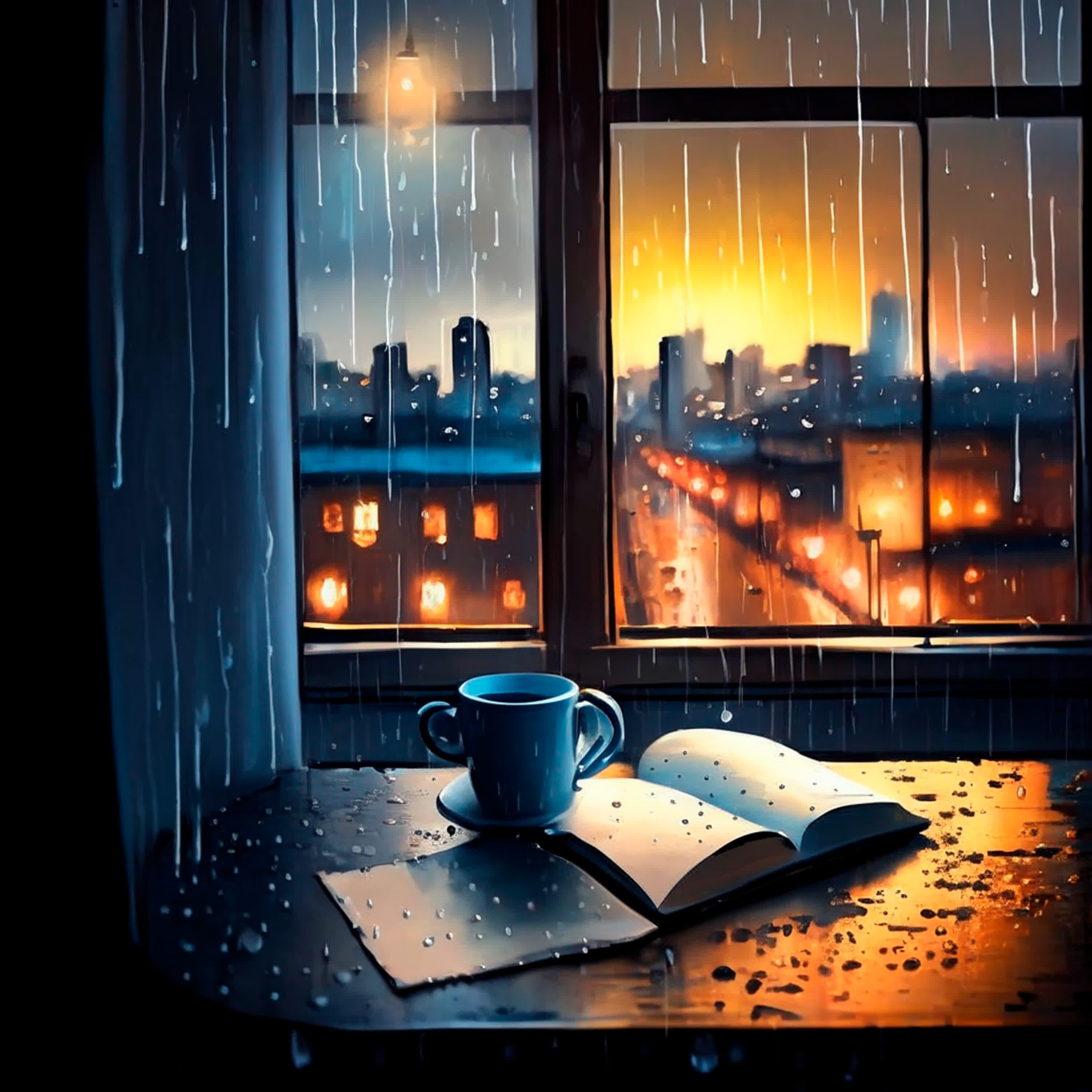 Релиз Night coffee and rain