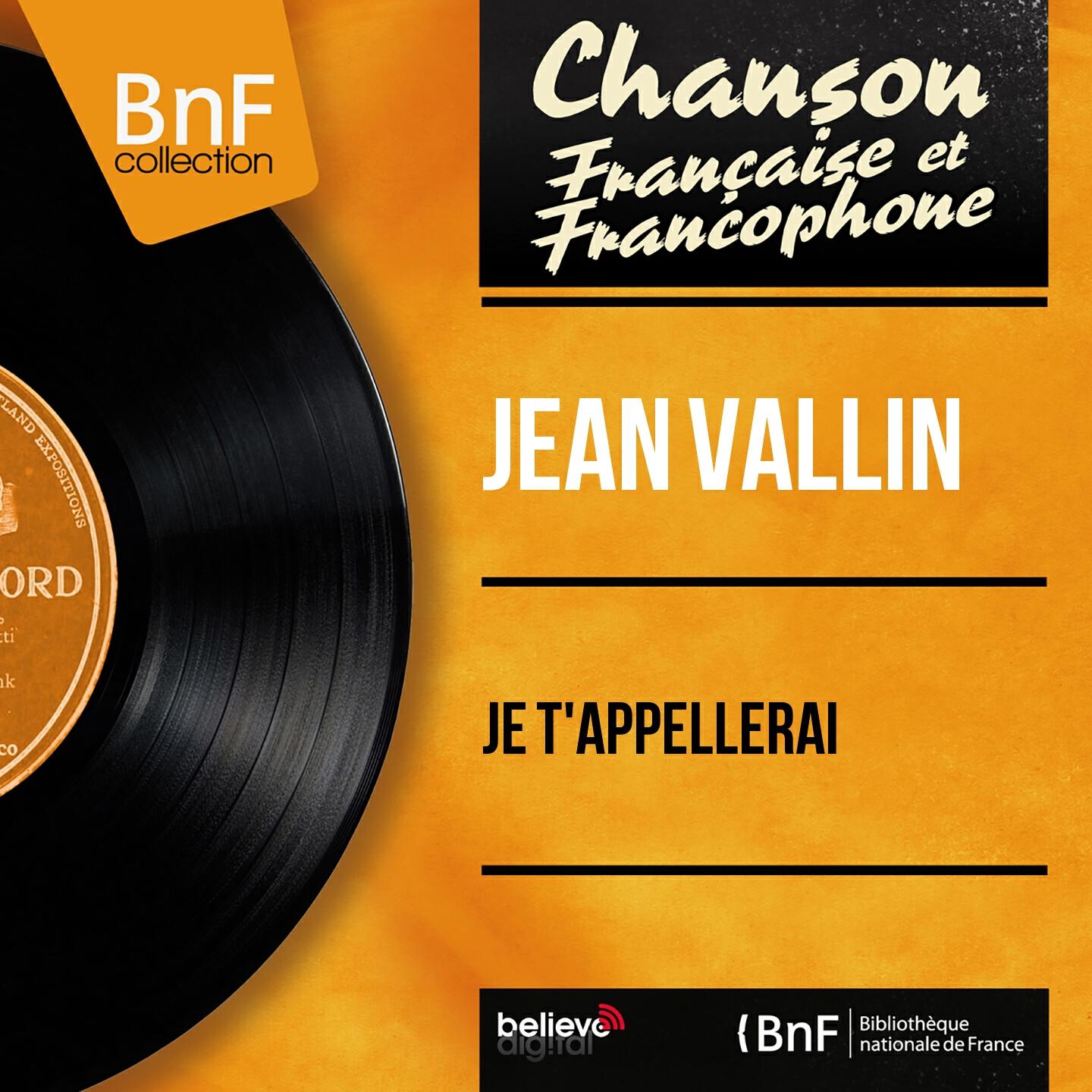 Релиз Je t'appellerai (Mono Version)