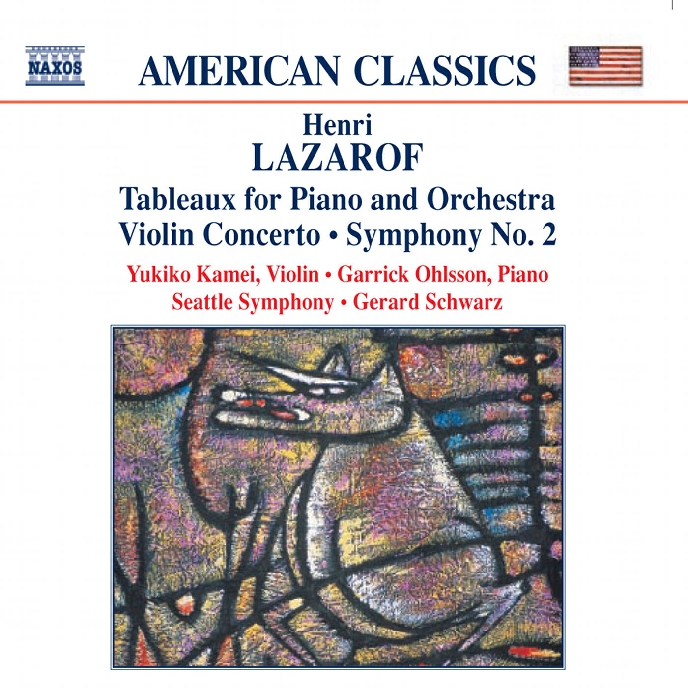 Релиз Lazarof: Tableaux / Violin Concerto / Symphony No. 2