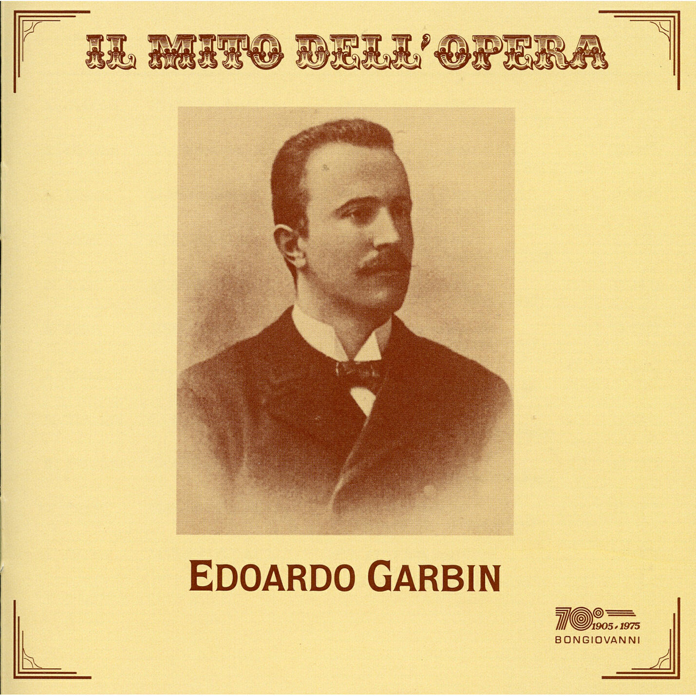 Релиз Il mito dell'opera: Edoardo Garbin