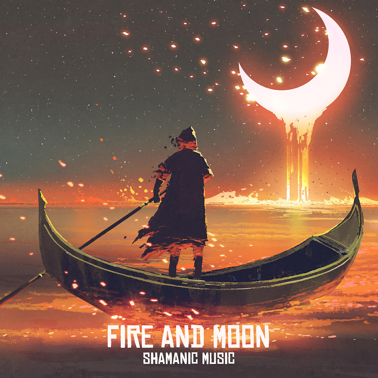 Релиз Fire and Moon: Shamanic Drums and Native Flute Music for Healing Rituals, Shamanic Traditions and Revelations