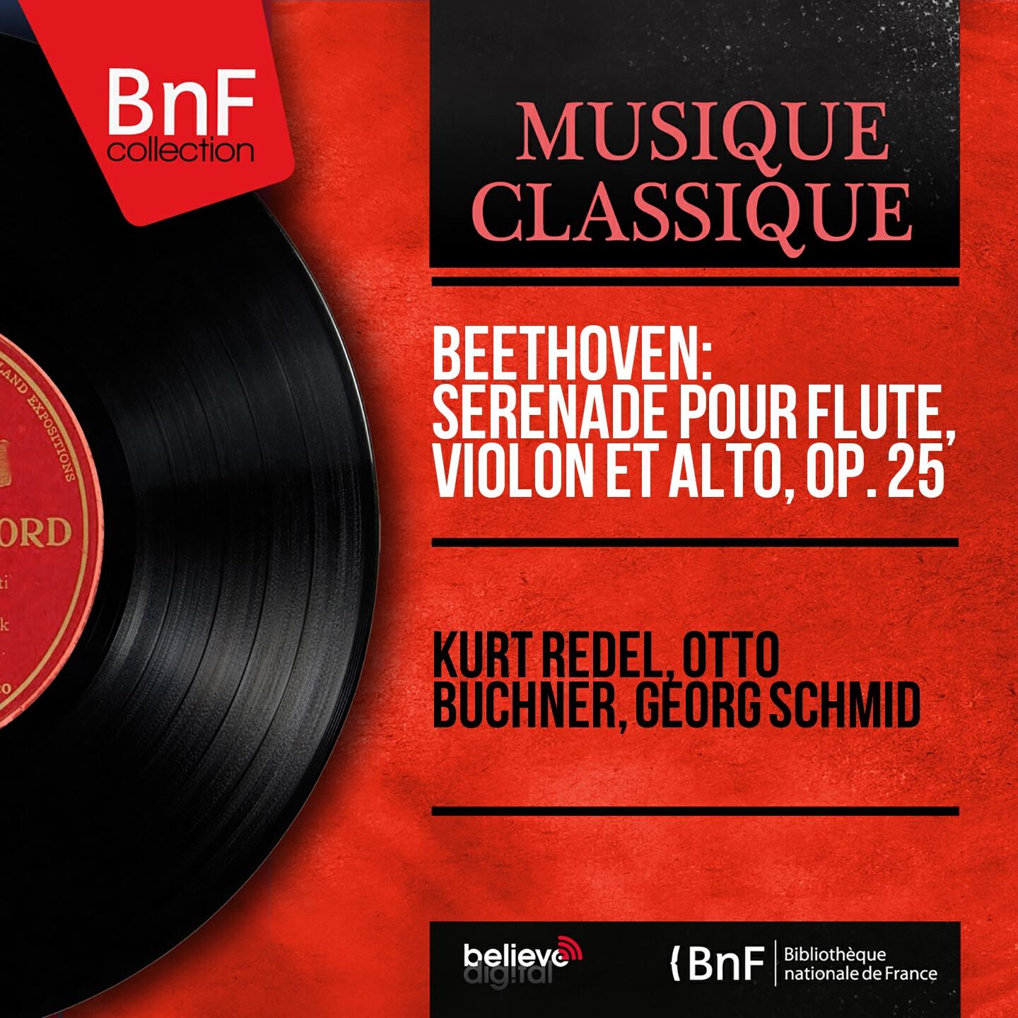 Релиз Beethoven: Sérénade pour flûte, violon et alto, Op. 25 (Mono Version)