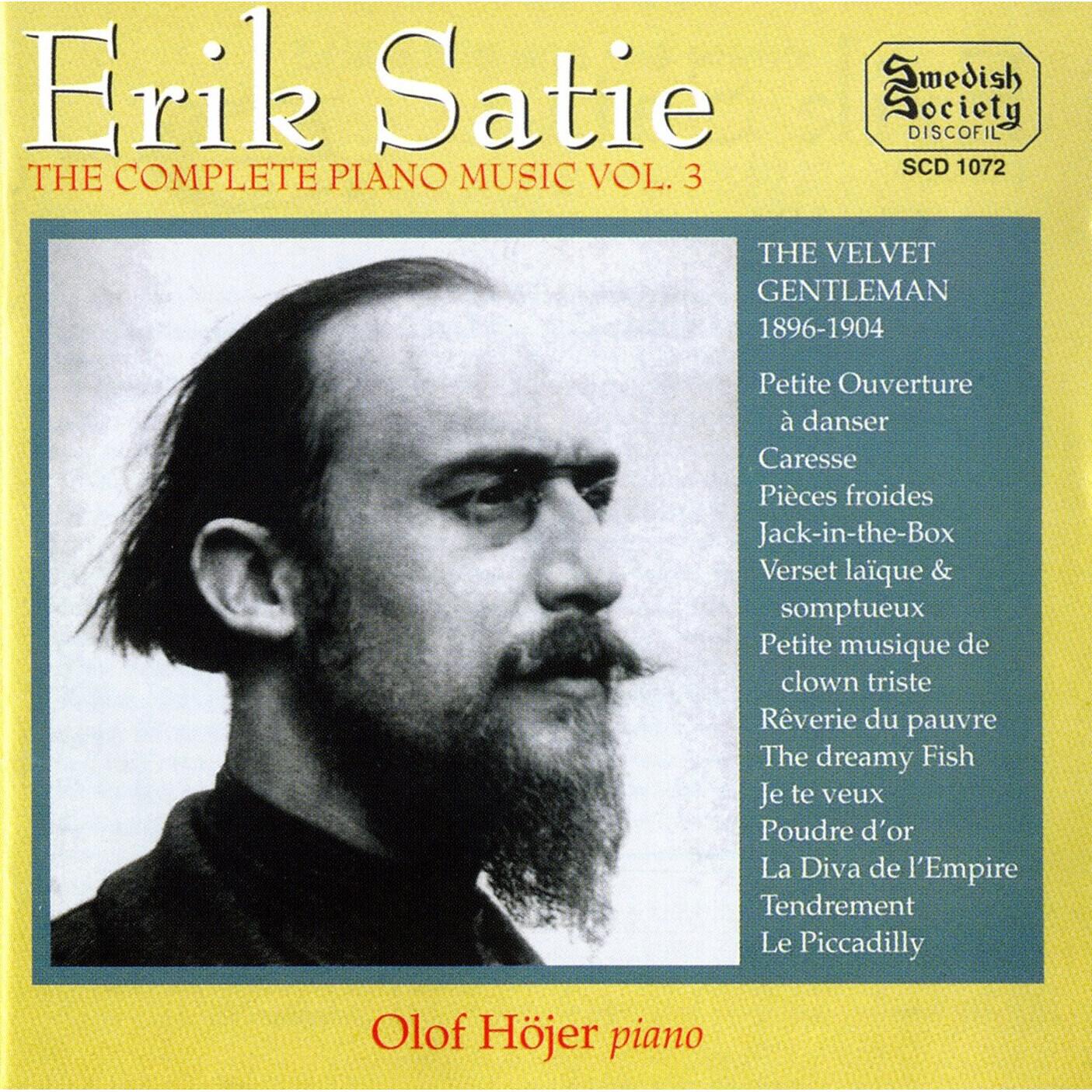 Релиз Satie: Complete Piano Music, Vol. 3
