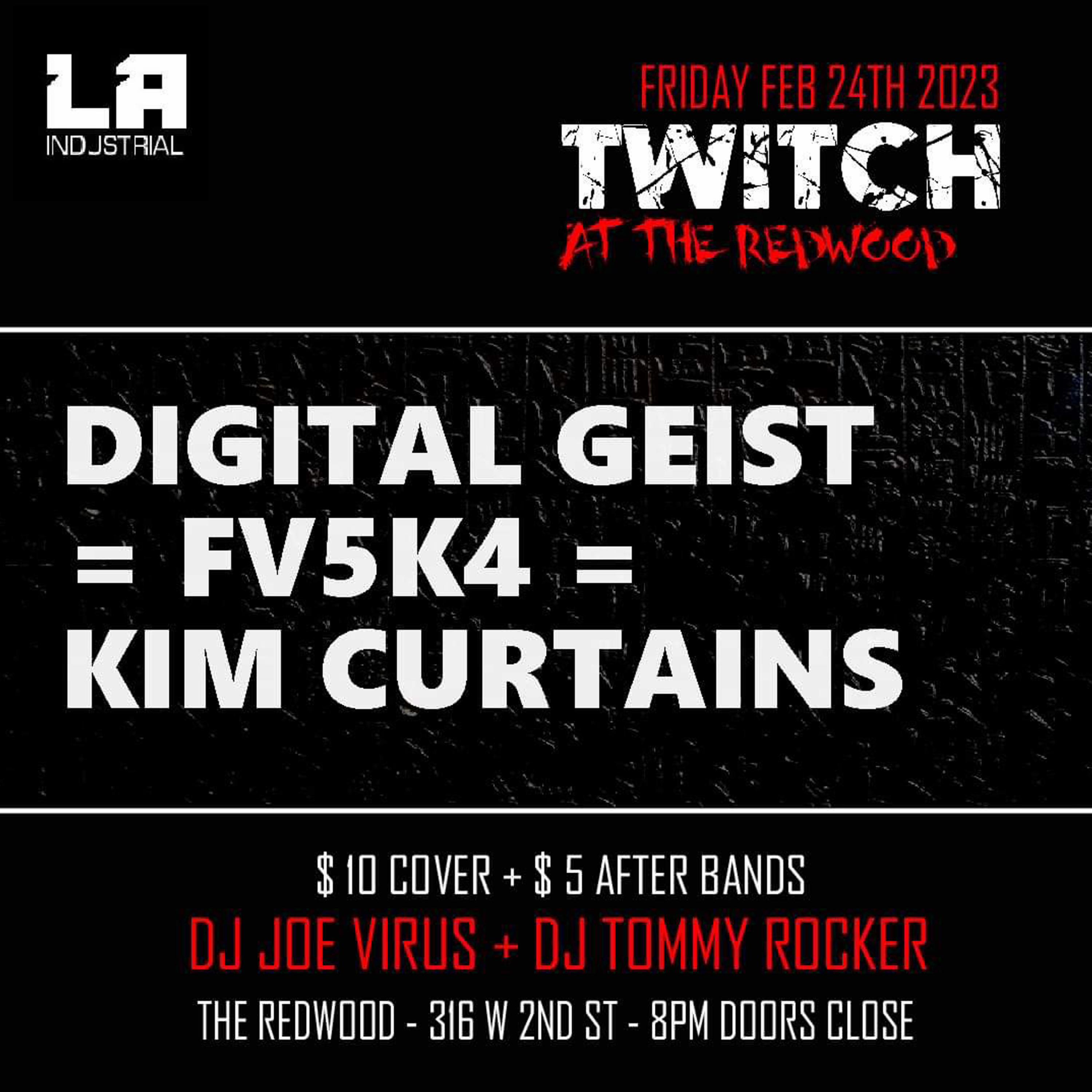 Релиз Live at The Redwood (Los Angeles, 24 February 2023)