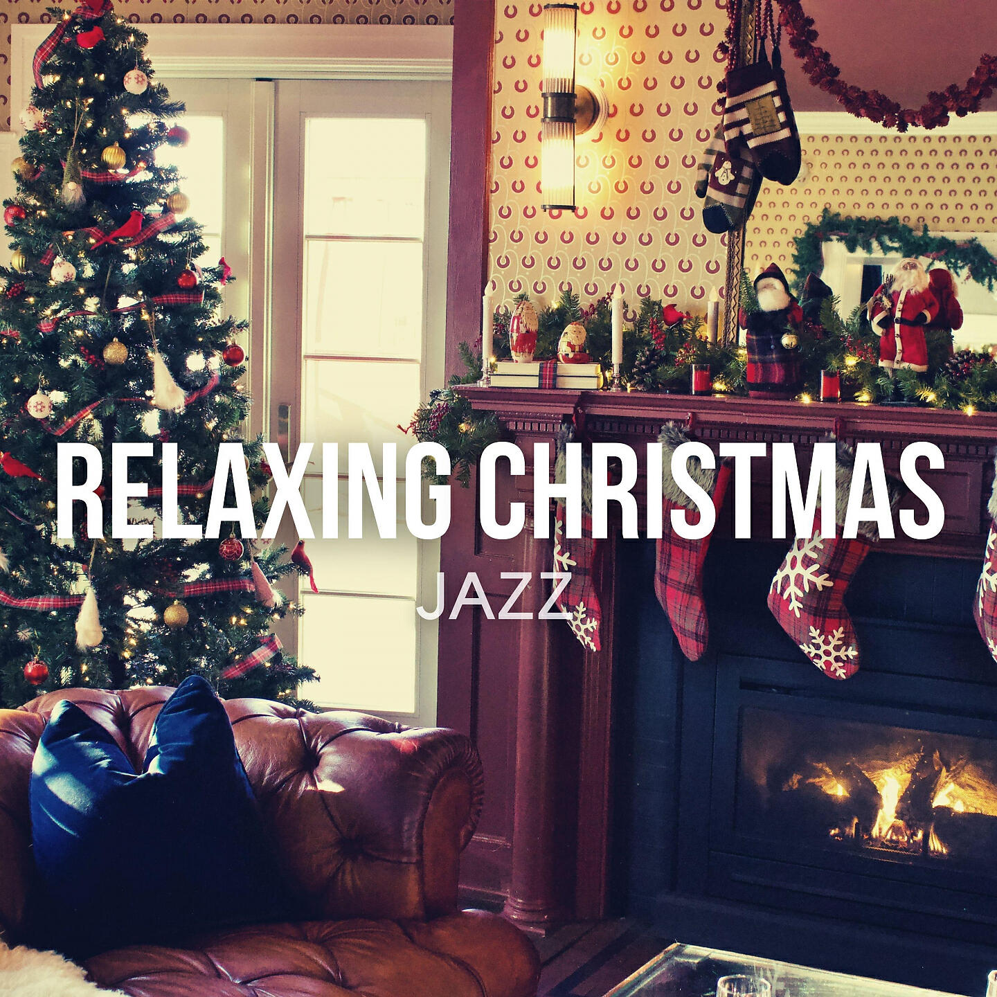 Релиз Relaxing Christmas Jazz - Cozy Winter Fireplace Ambience