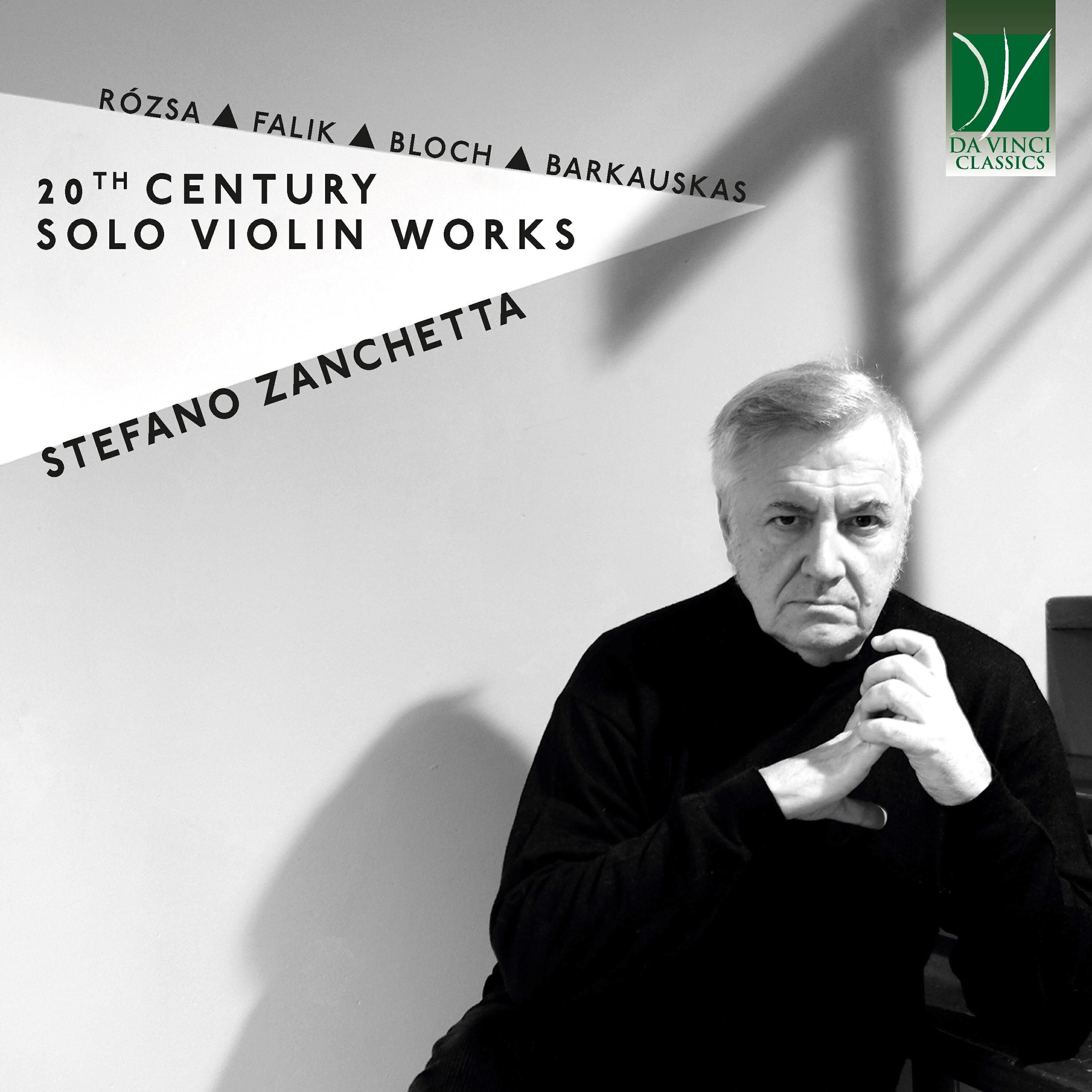 Релиз Rózsa, Falik, Bloch, Barkauskas: 20th Century Solo Violin Works