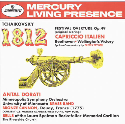 Релиз Tchaikovsky: 1812 Festival Overture, Op.49; Capriccio Italien / Beethoven: Wellington's Victory