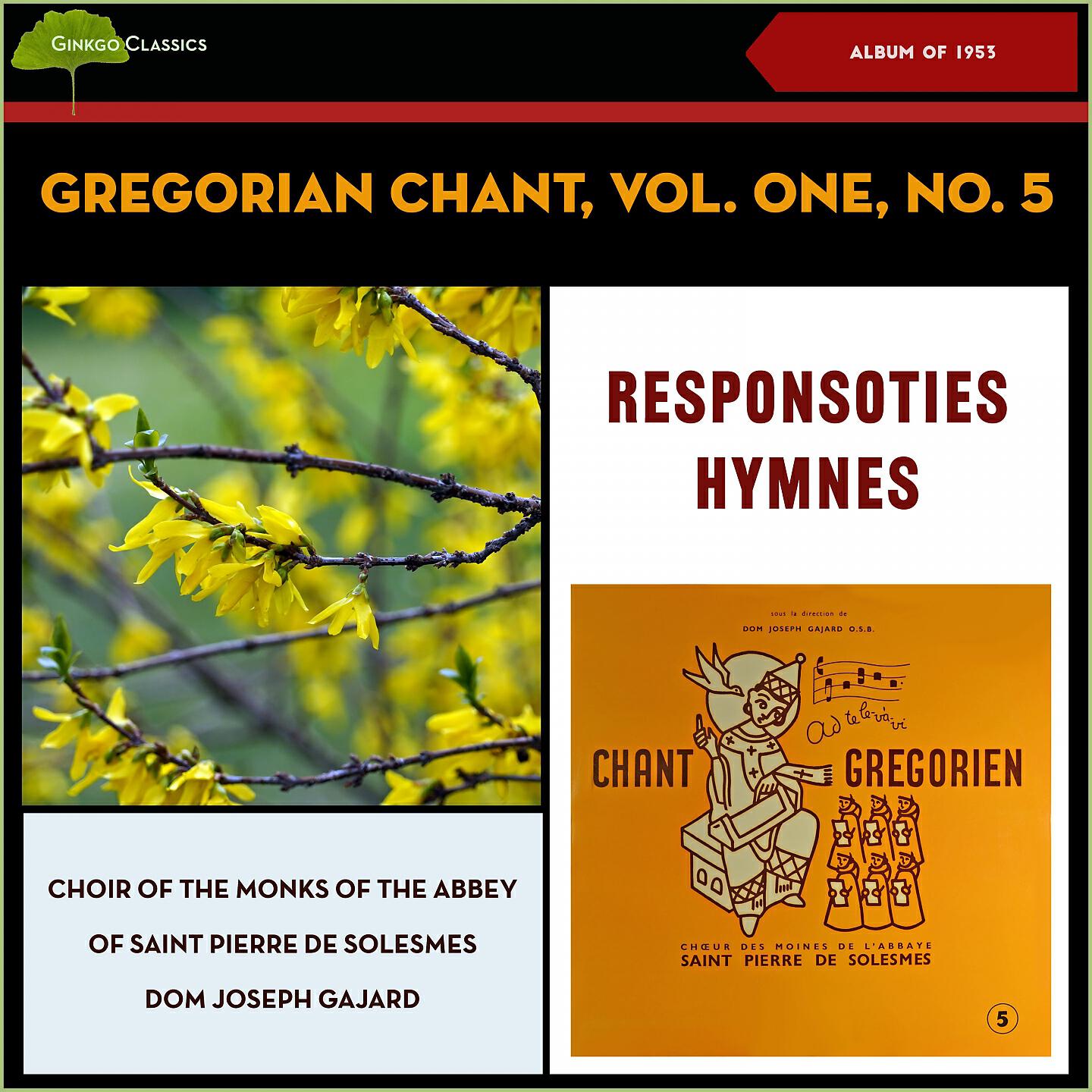 Релиз Gregorian Chant Vol. One, No.5 - Responsoties, Hymnes