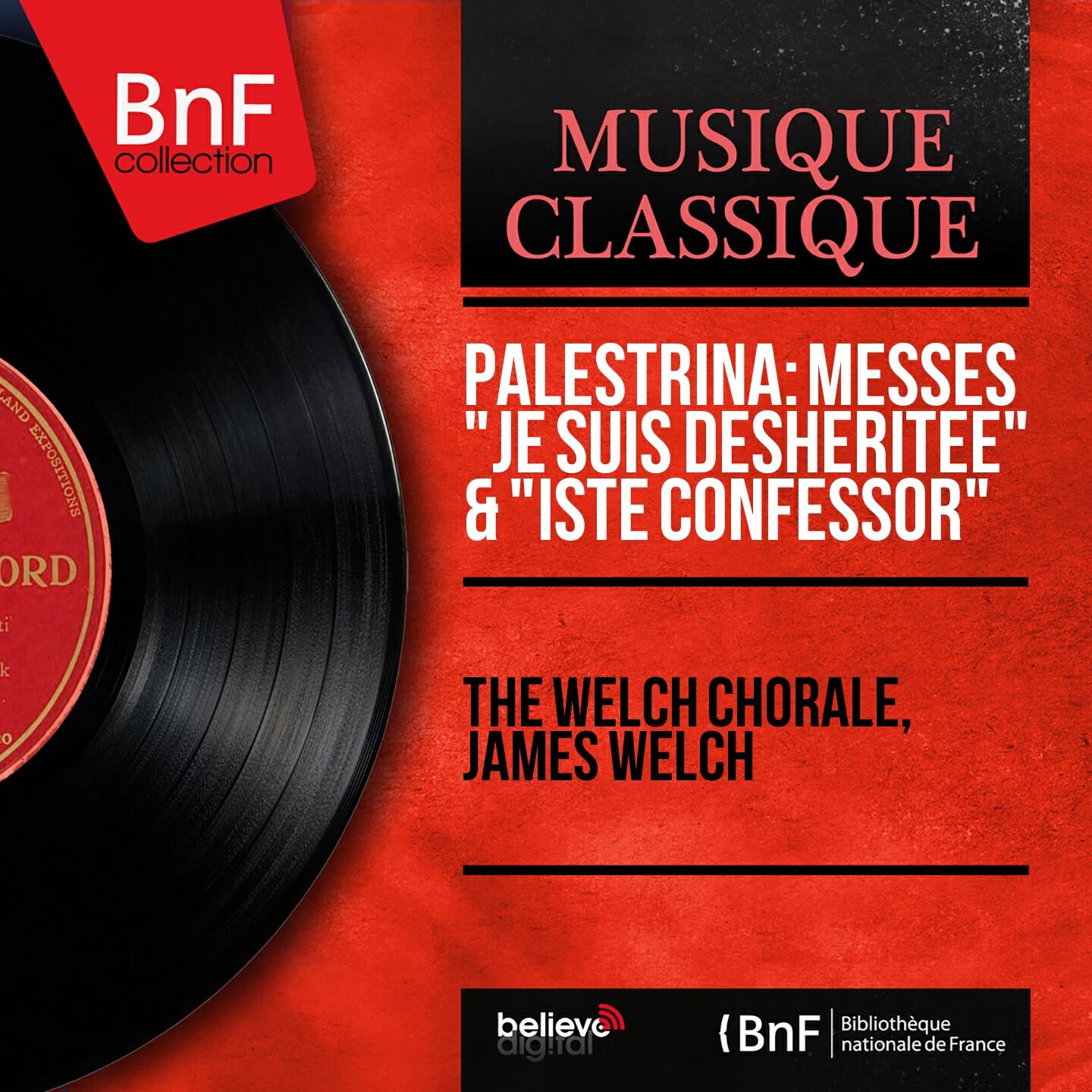 Релиз Palestrina: Messes "Je suis déshéritée" & "Iste confessor" (Mono Version)
