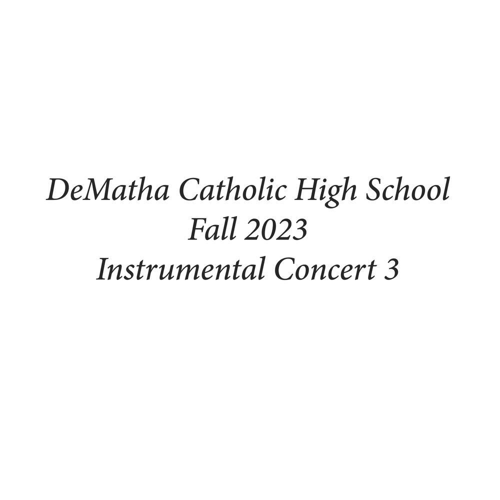 DeMatha Catholic High School Philharmonic