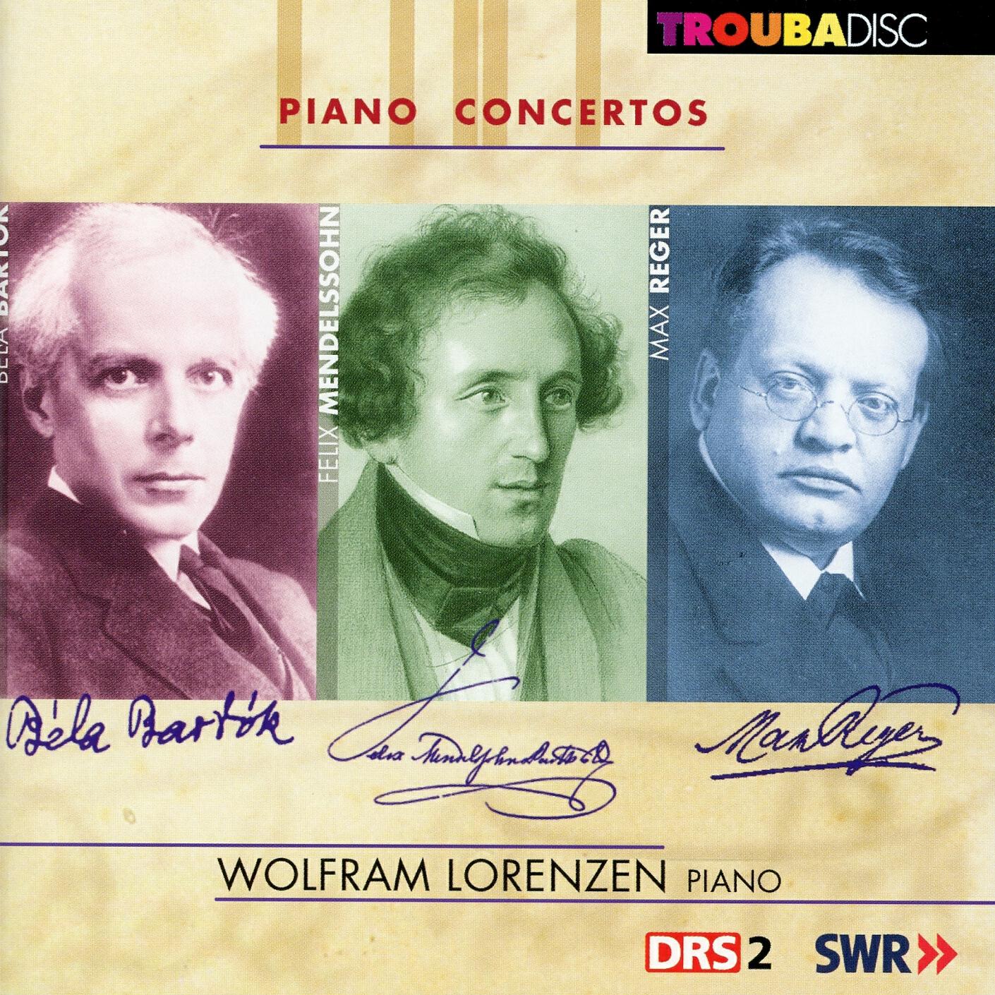 Релиз Mendelssohn - Bartók - Reger: Piano Concertos, Vol. 1