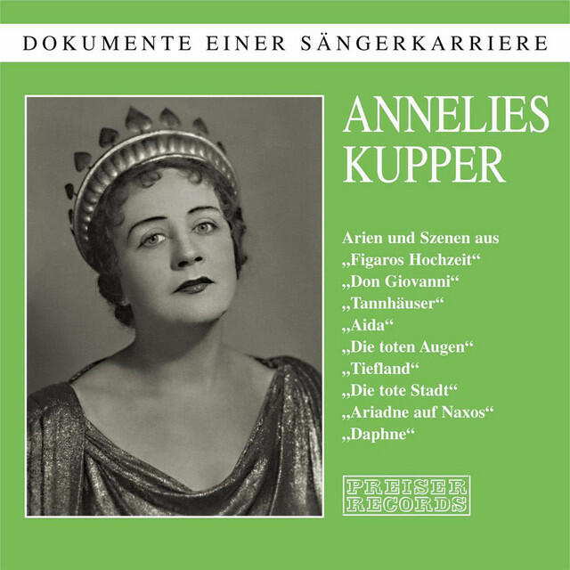 Релиз Dokumente einer Sängerkarriere - Annelies Kupper