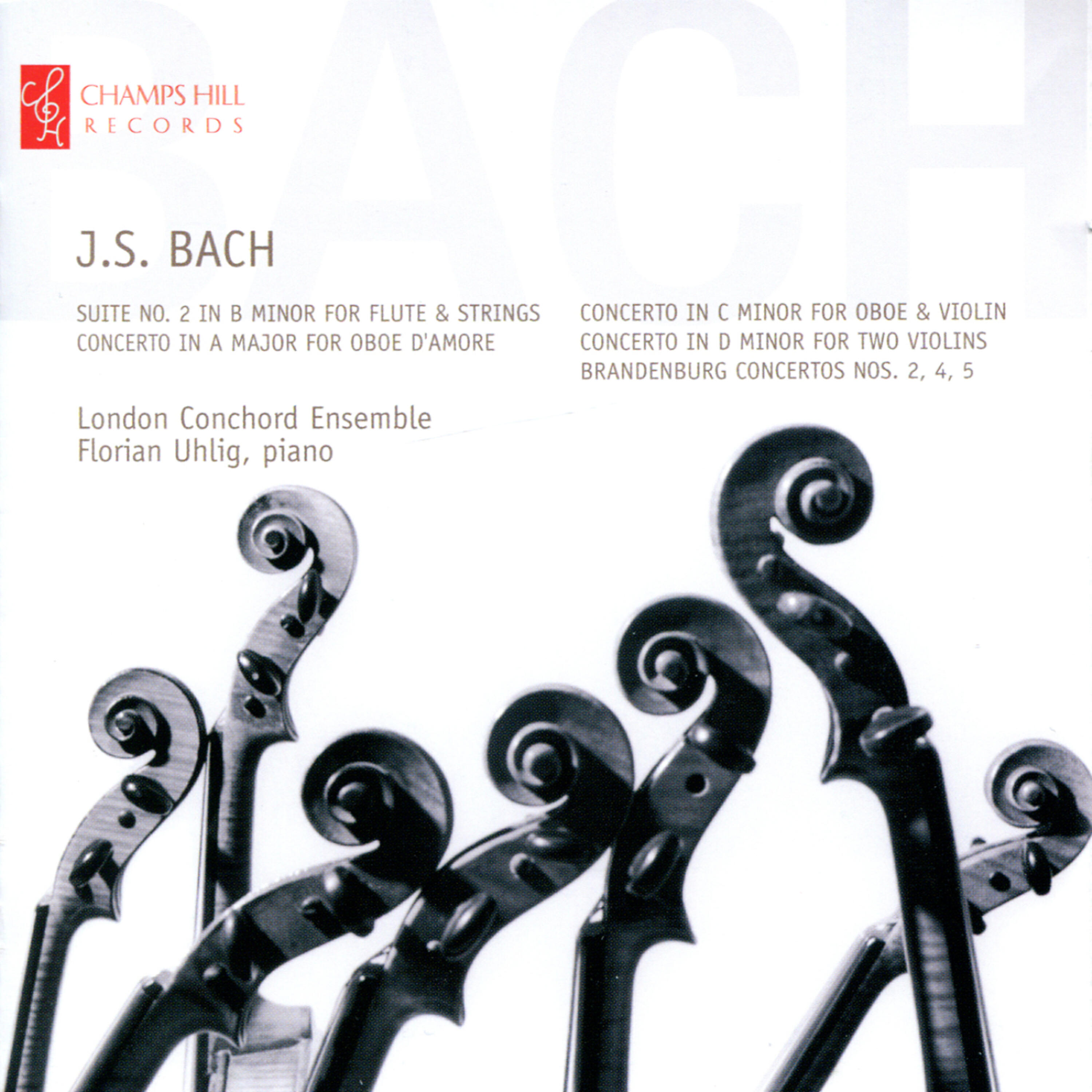 Релиз Bach: Suite No. 2 in B Minor, Concerto in A Major, Concerto in C Minor, Concerto in D Minor, Brandenburg Concertos No. 2, 3 & 4