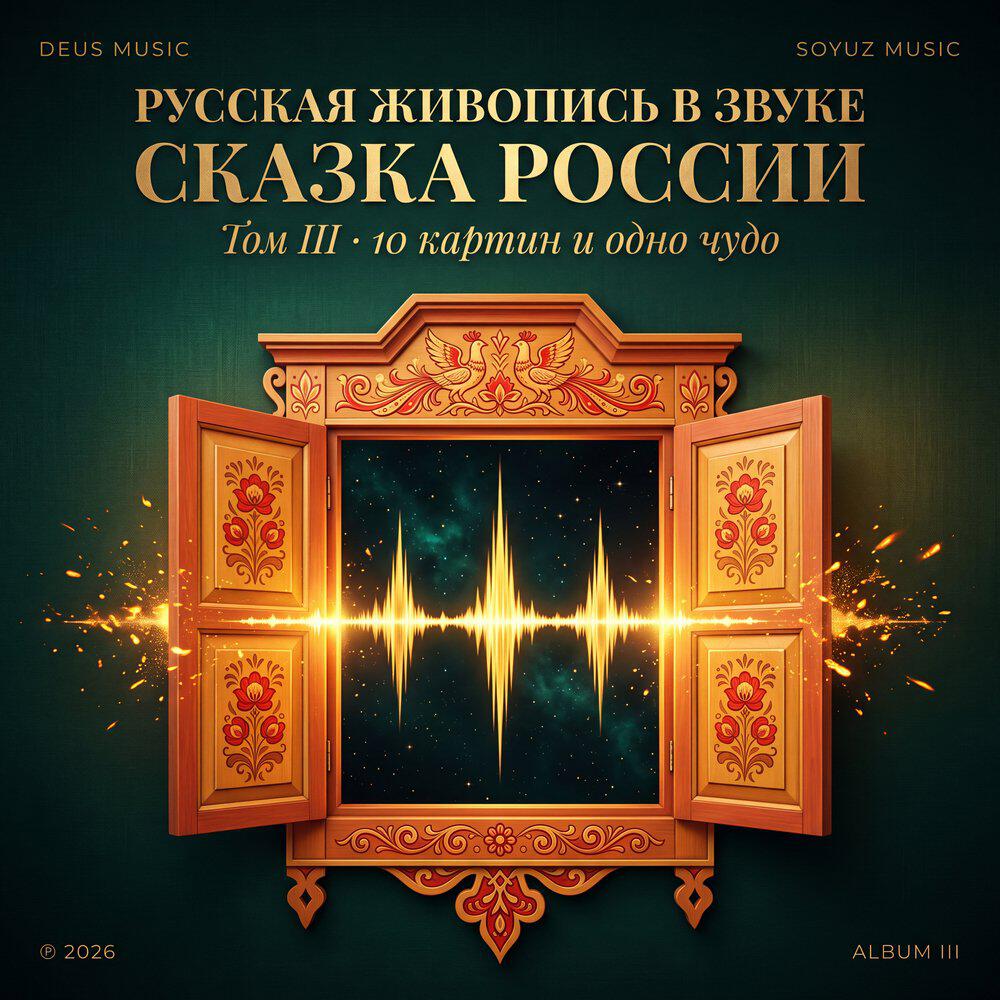 Релиз РУССКАЯ ЖИВОПИСЬ В ЗВУКЕ. СКАЗКА РОССИИ. ТОМ III. 10 картин и одно чудо.