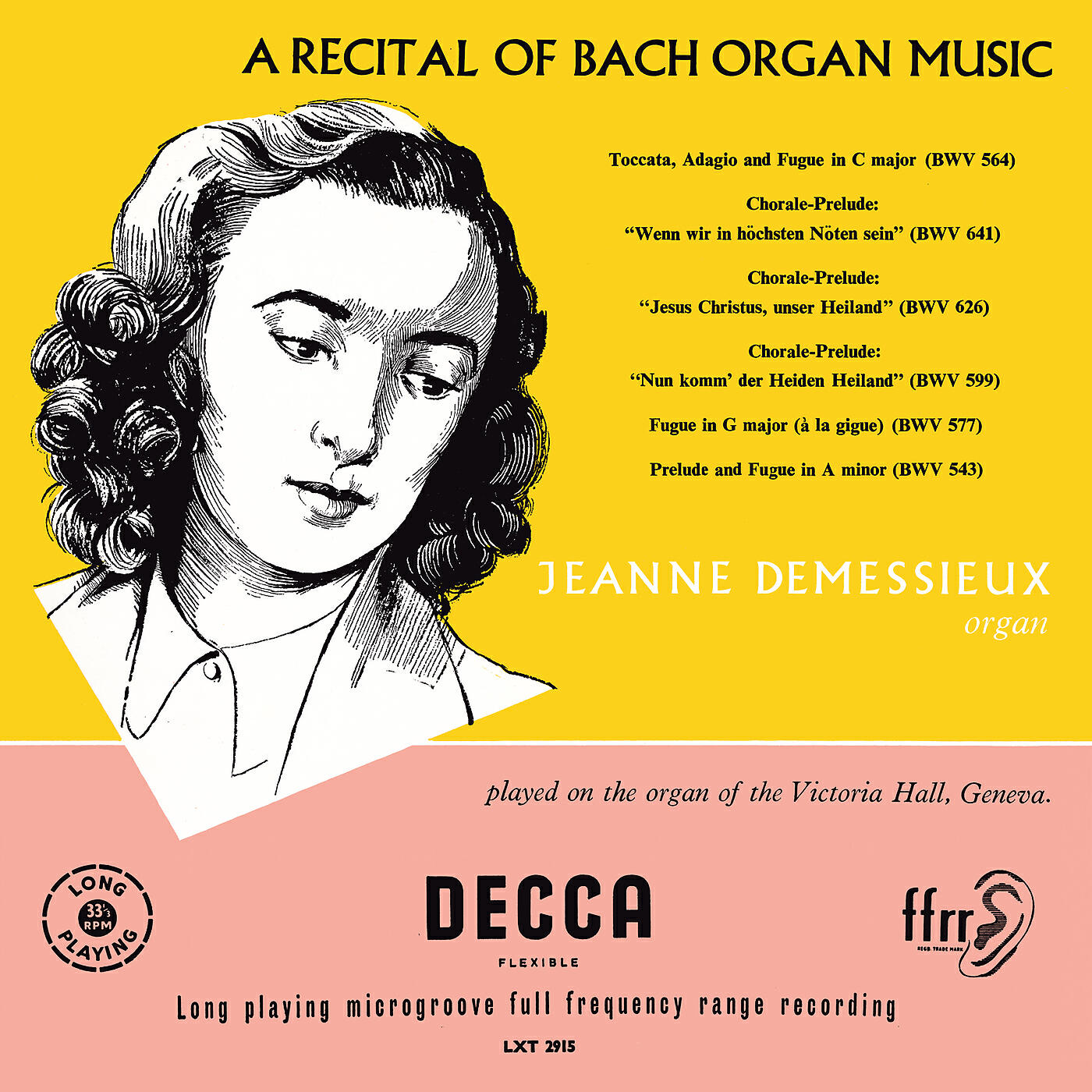 Релиз Jeanne Demessieux - The Decca Legacy
