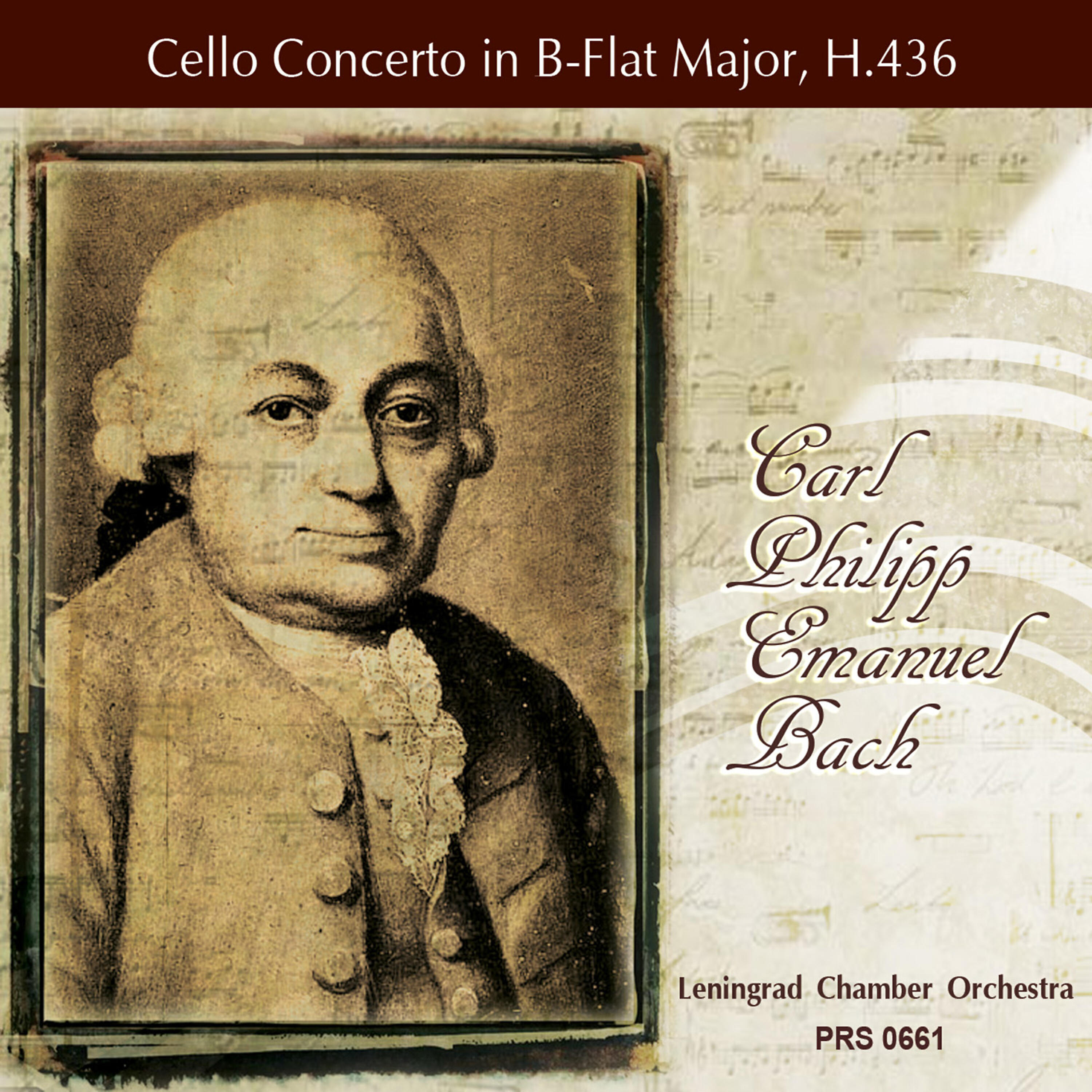 Релиз Bach: Cello Concerto in B-Flat Major, H.436