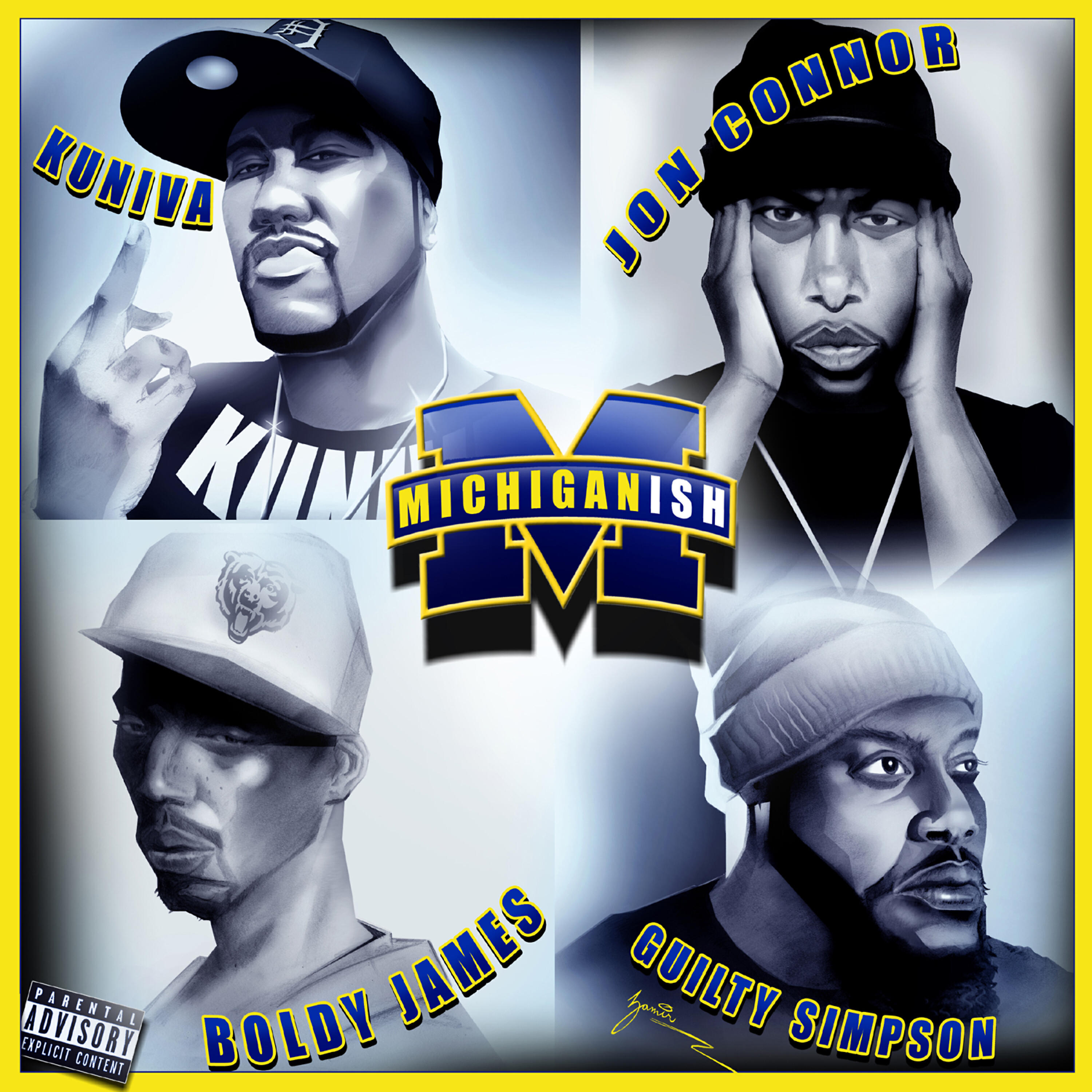 Скачать песню Jon Connor, Boldy James, Guilty Simpson, Kuniva - Michiganish бесплатно в MP3 для Android и iOS