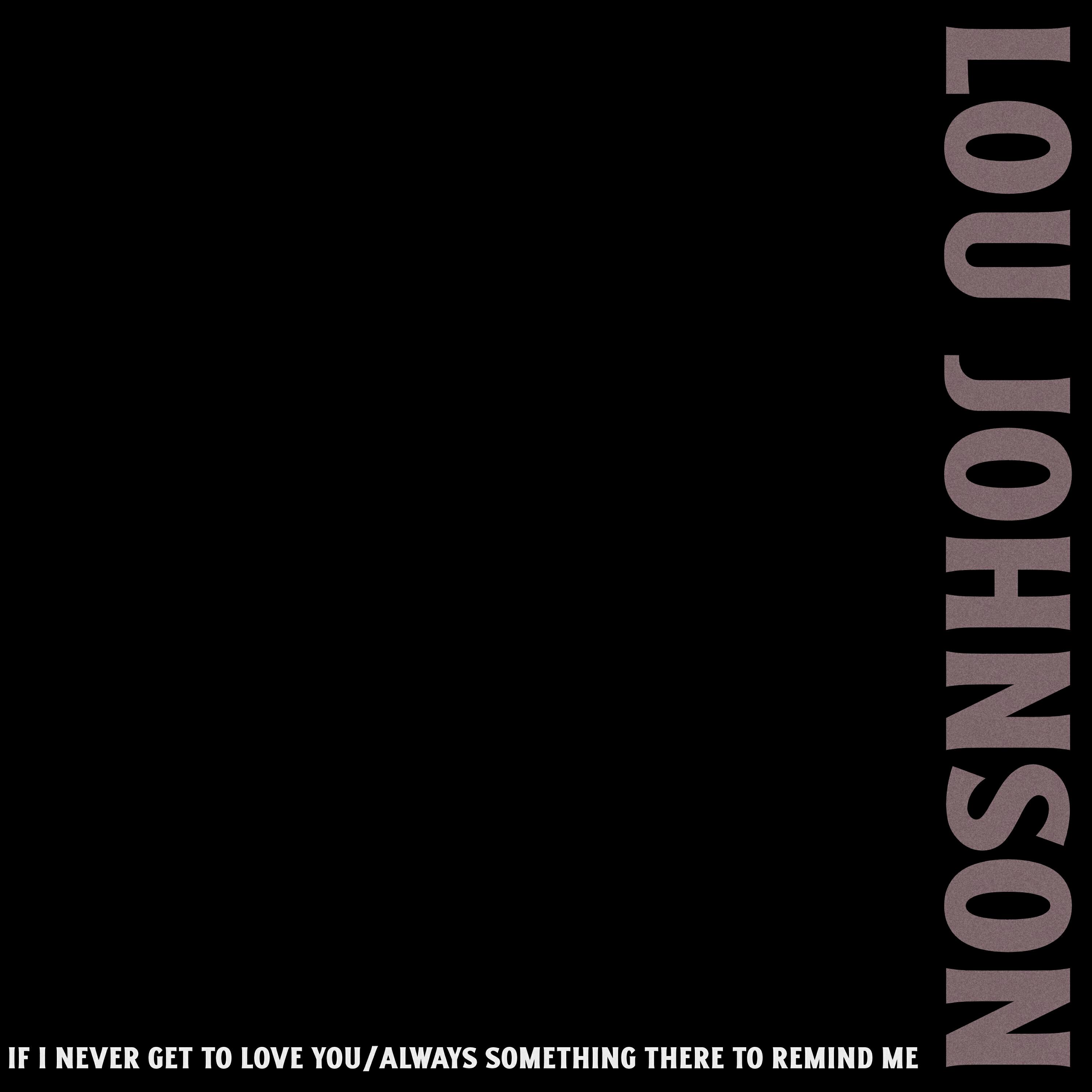 Релиз If I Never Get To Love You/Always Something There to Remind Me