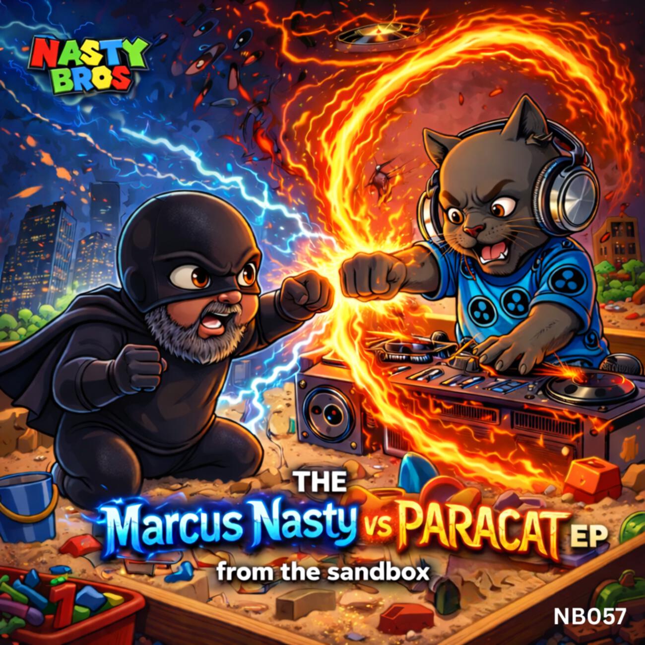 Релиз Marcus Nasty vs Paracat - From The Sandbox EP