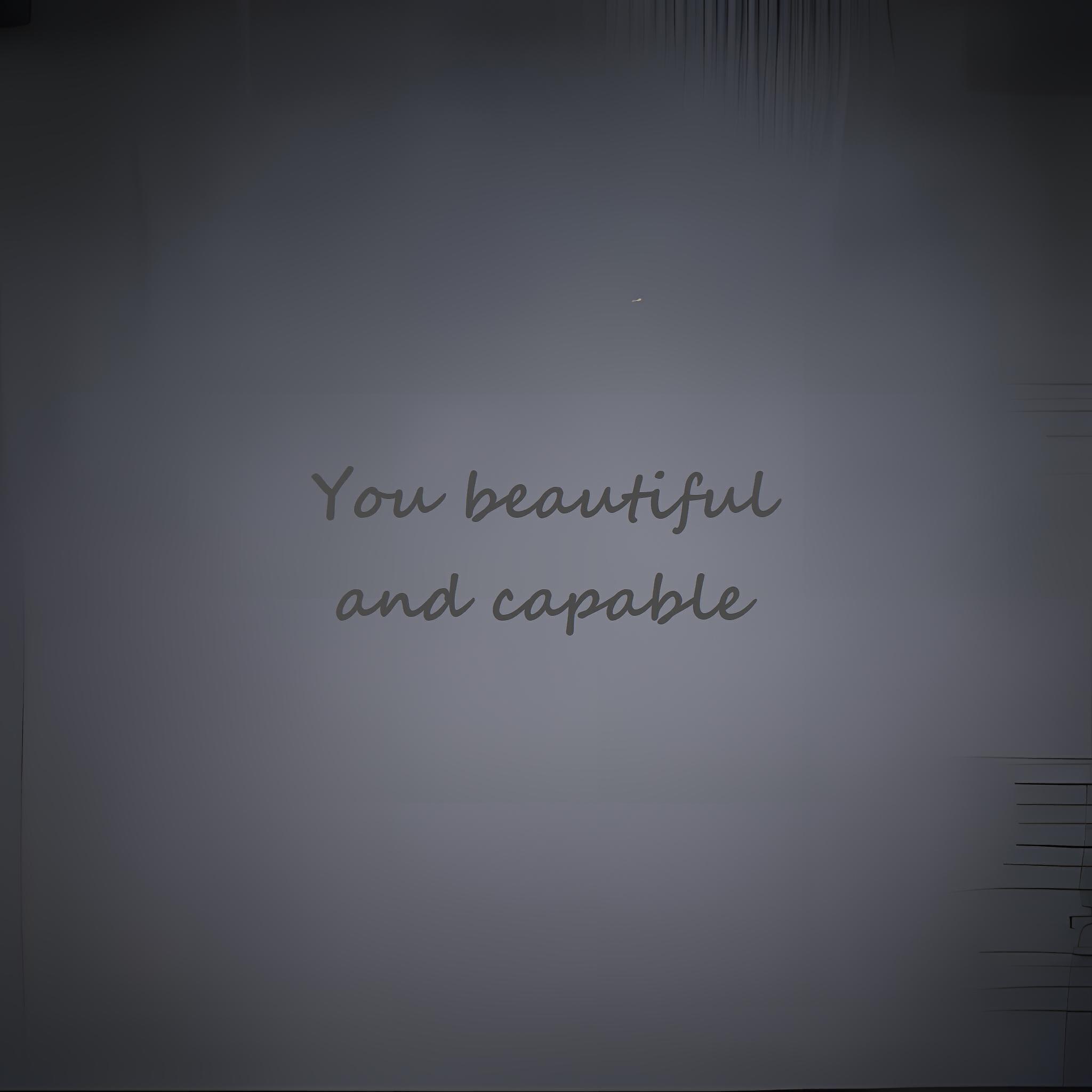 Релиз You beautiful and capable