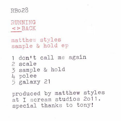 Релиз Sample & Hold Ep