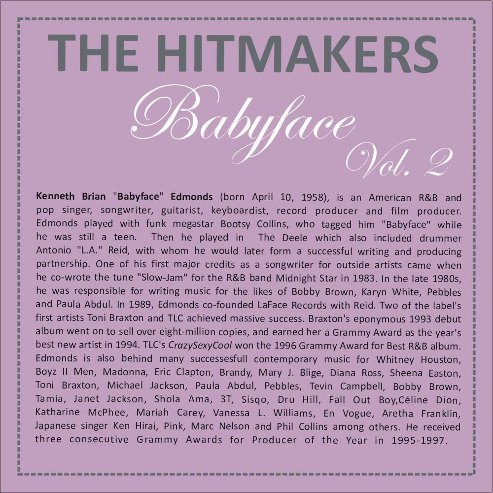 Релиз Hits Written by Babyface, Vol. 2