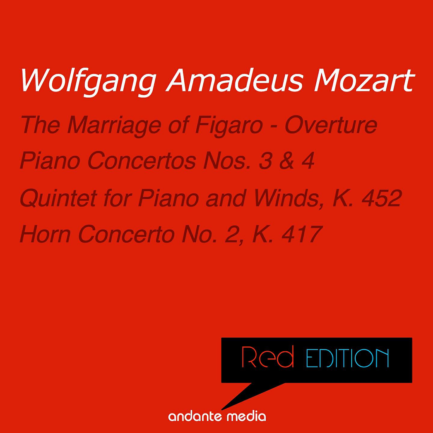 Релиз Red Edition - Mozart: Piano Concertos Nos. 3, 4 & Quintet for Piano and Winds, K. 452