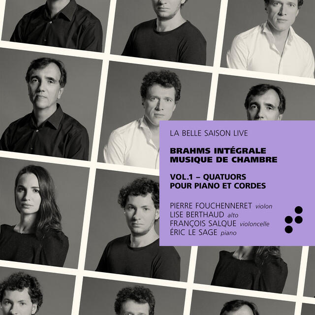 Релиз Brahms: Quatuors pour piano et cordes (Intégrale musique de chambre), Vol. 1 [La Belle Saison Live]